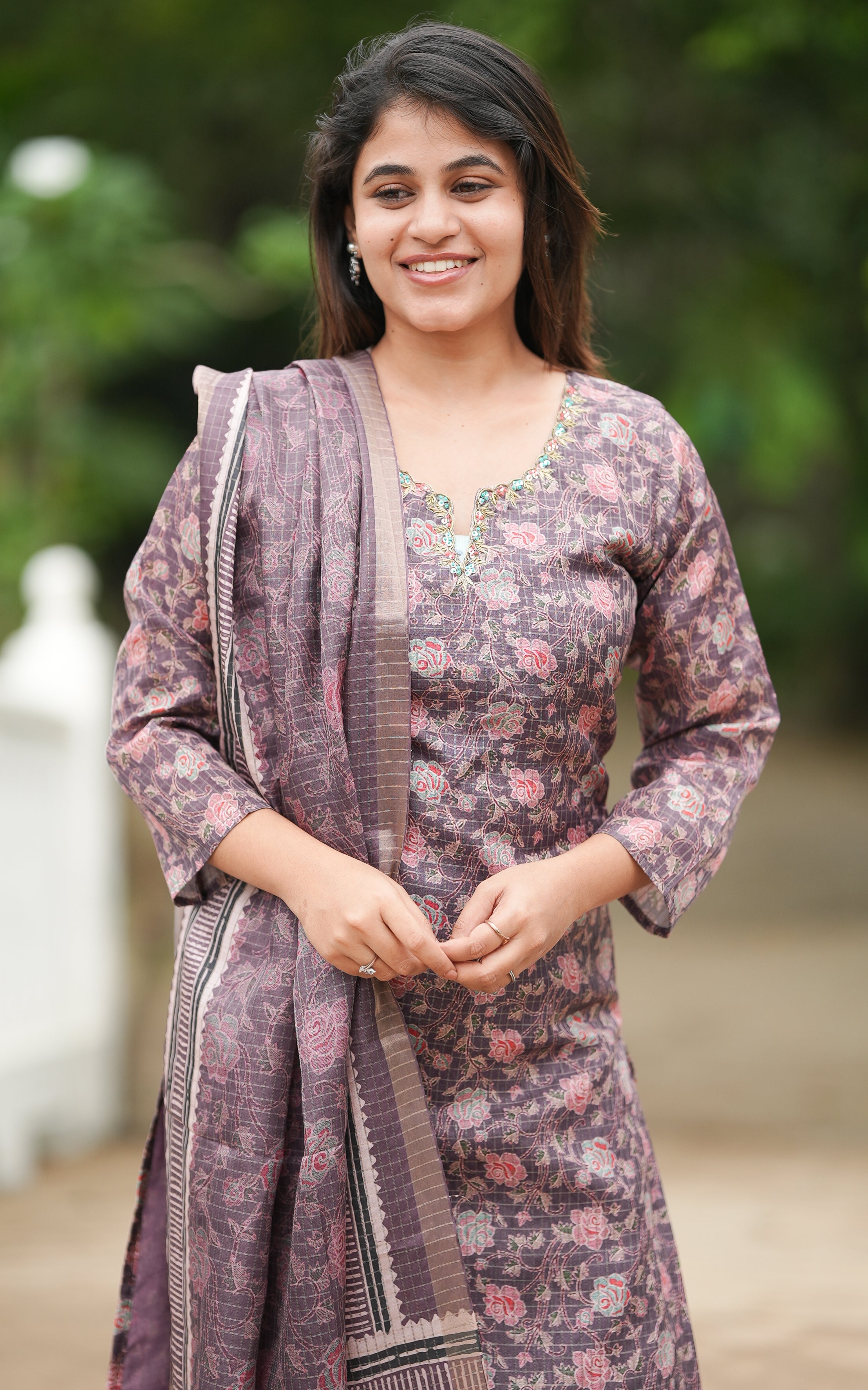 Nishantha (Kurti+Pant+Dupatta) KURTIS Instore