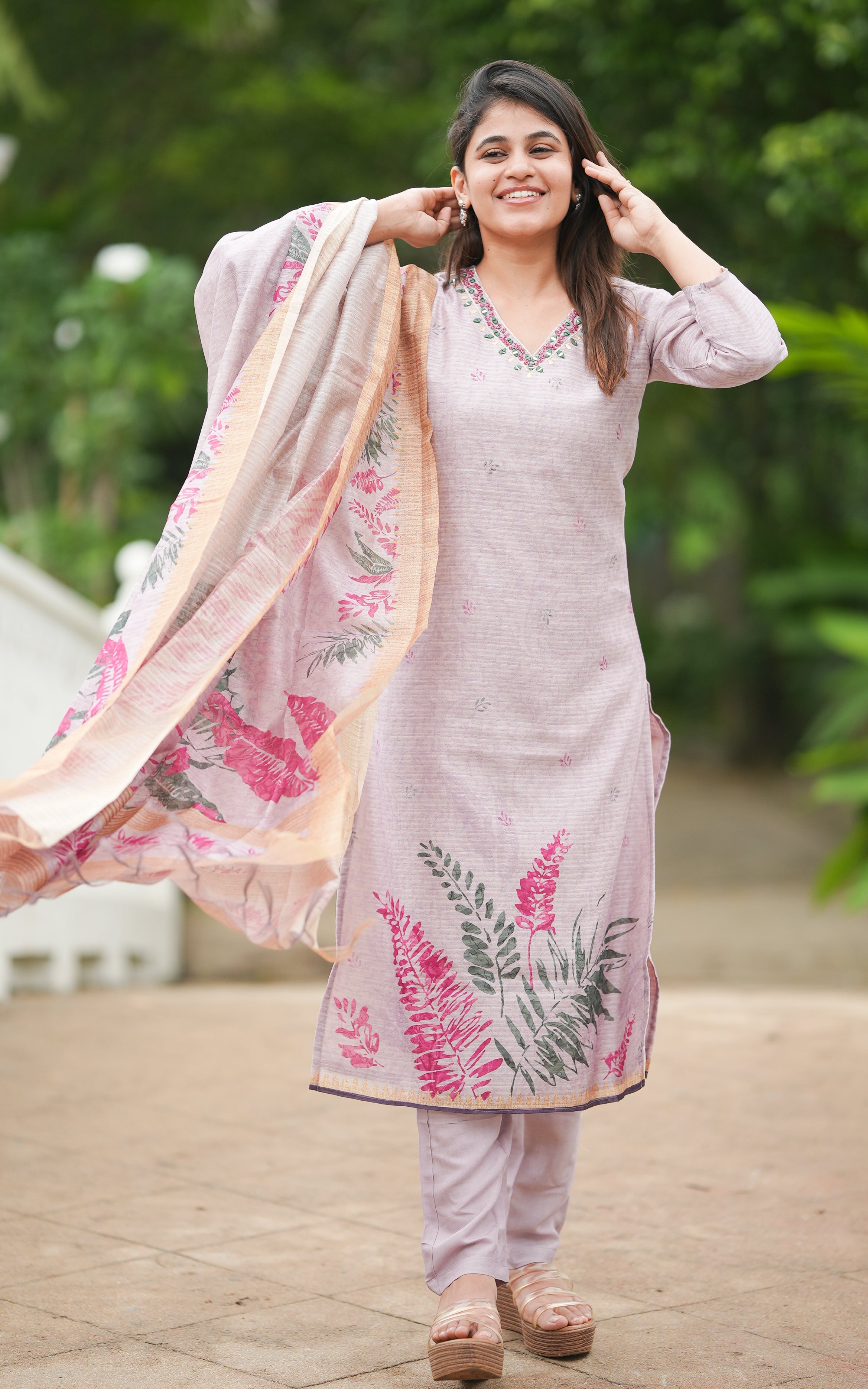 Bharaniga (Kurti+Pant+Dupatta) KURTIS instore