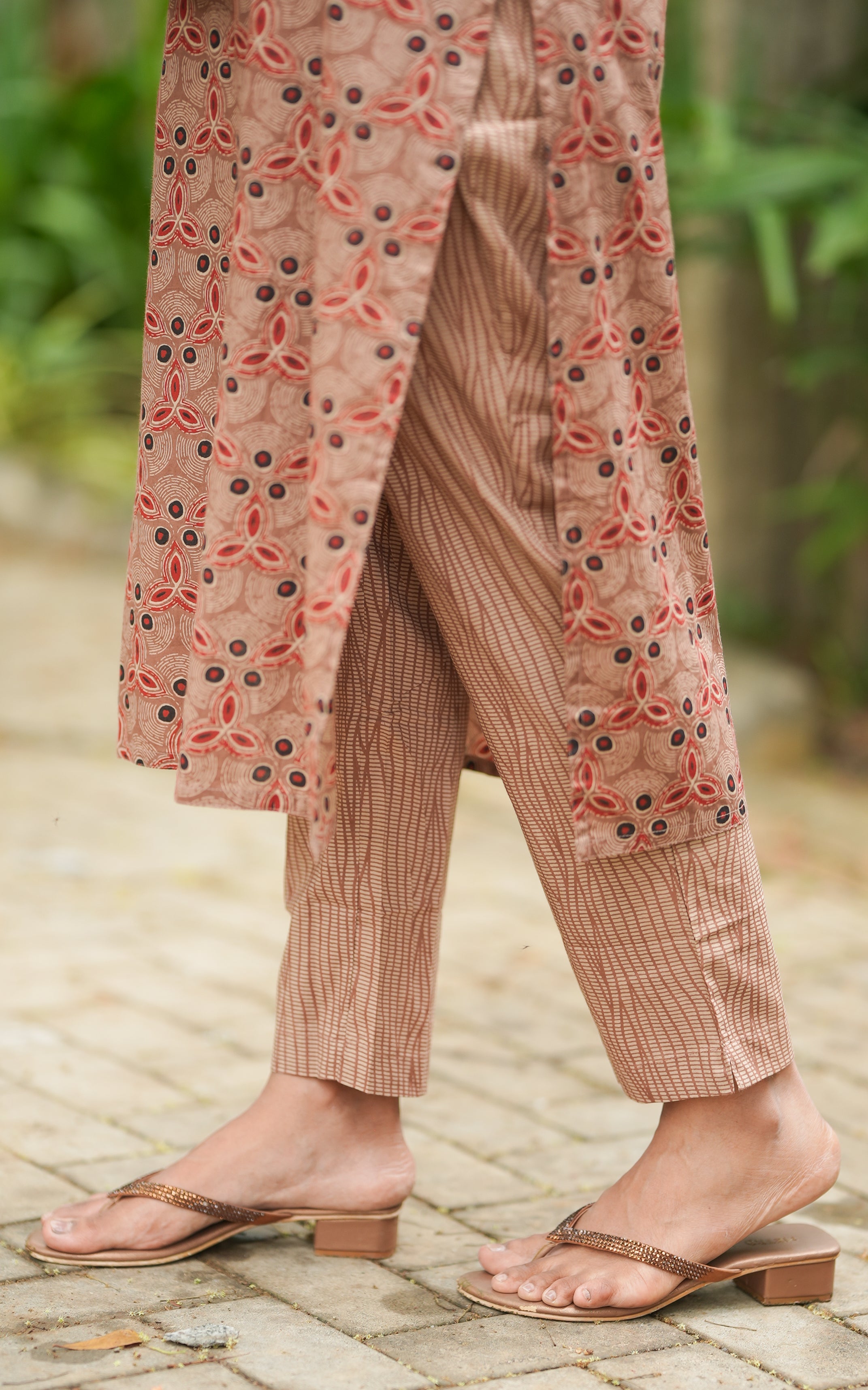 Nishidha Brown (Kurti+Pant+Dupatta) KURTIS instore