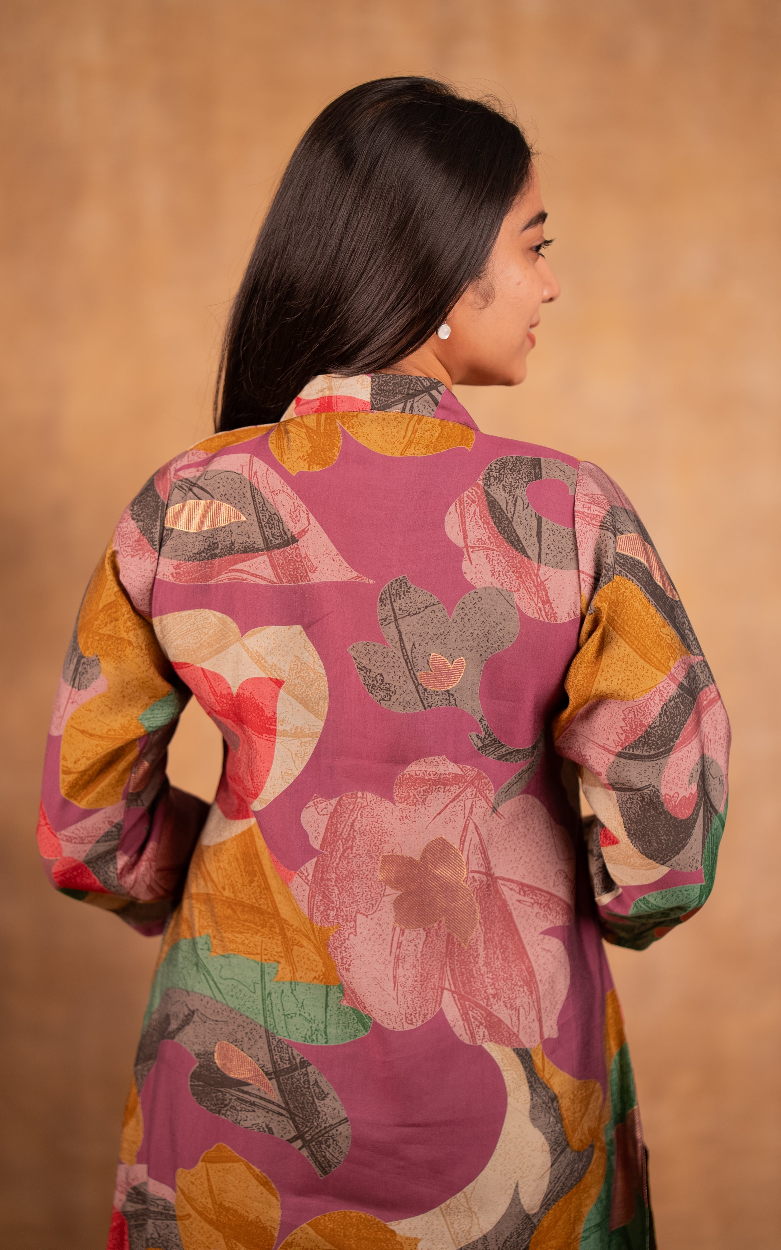 Instore – Multi Color Judy Kurti for Women – Art Silk – Indian Ethnic Wear