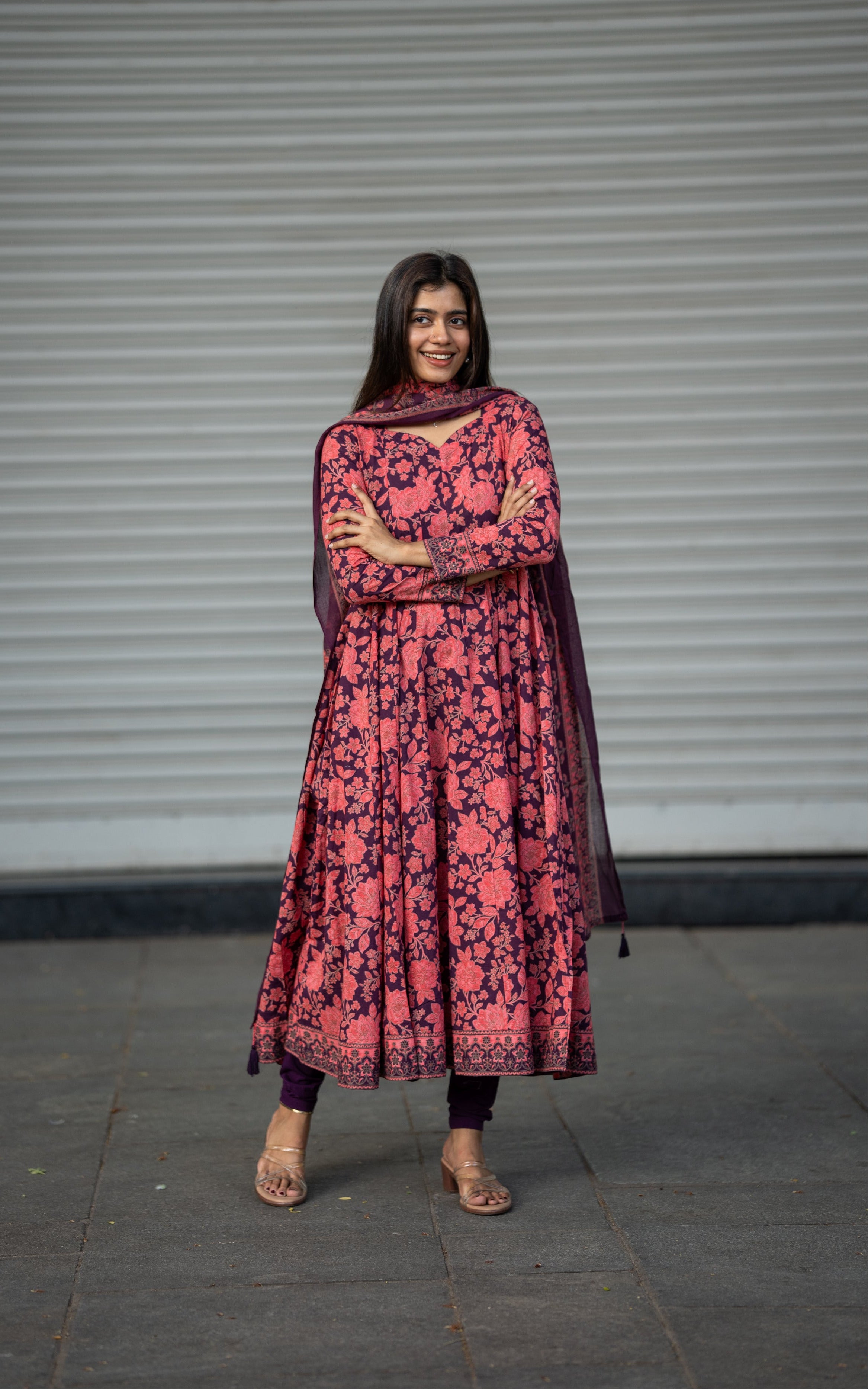 Rachana Purple (Kurti+Dupatta)