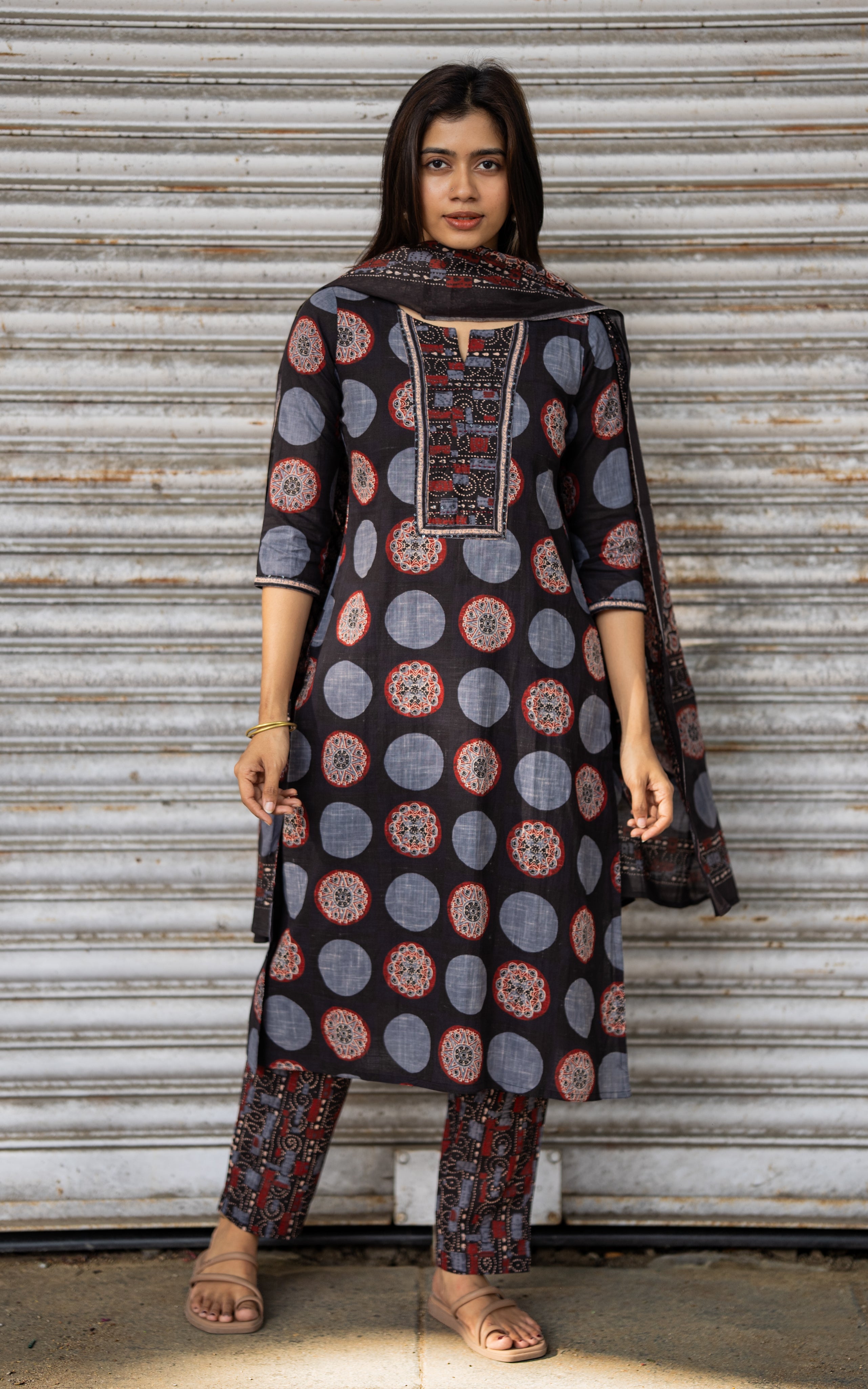 Desika C (Kurti+Pant+Dupatta)