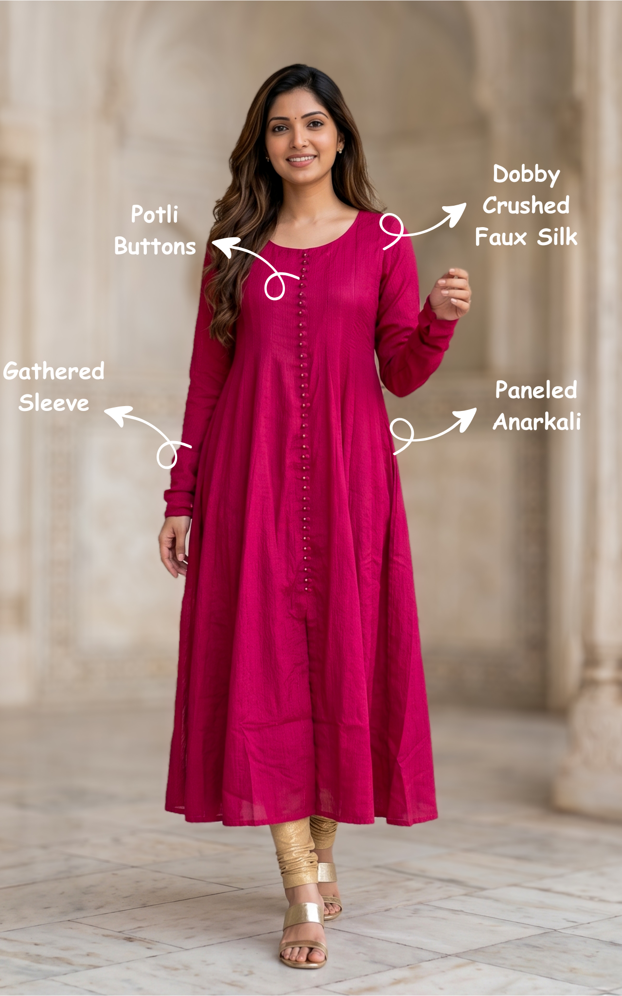 Perfect festive wear kurti for functions, celebrations and events