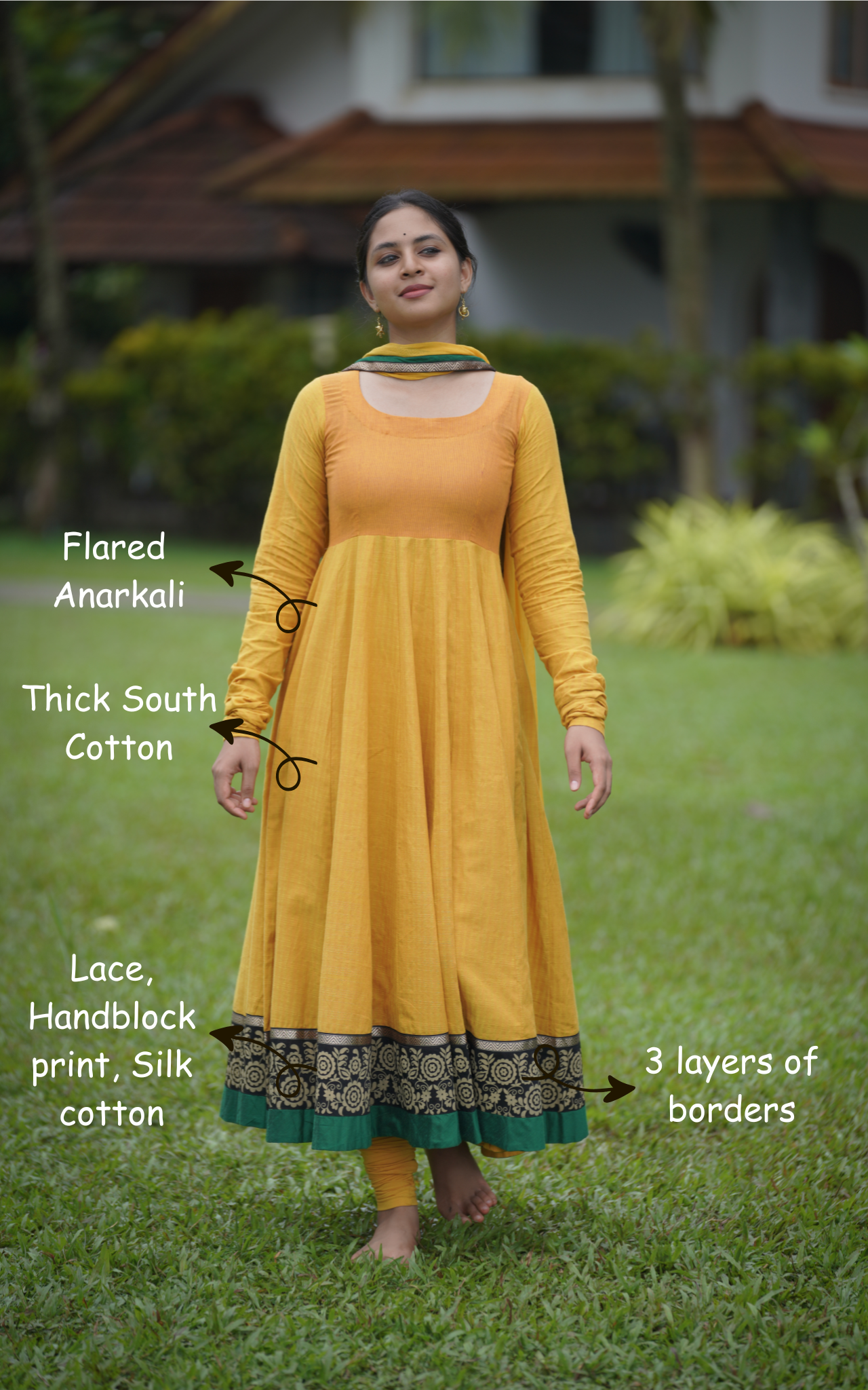 Raavanan Ragini Yellow (Only Kurti)