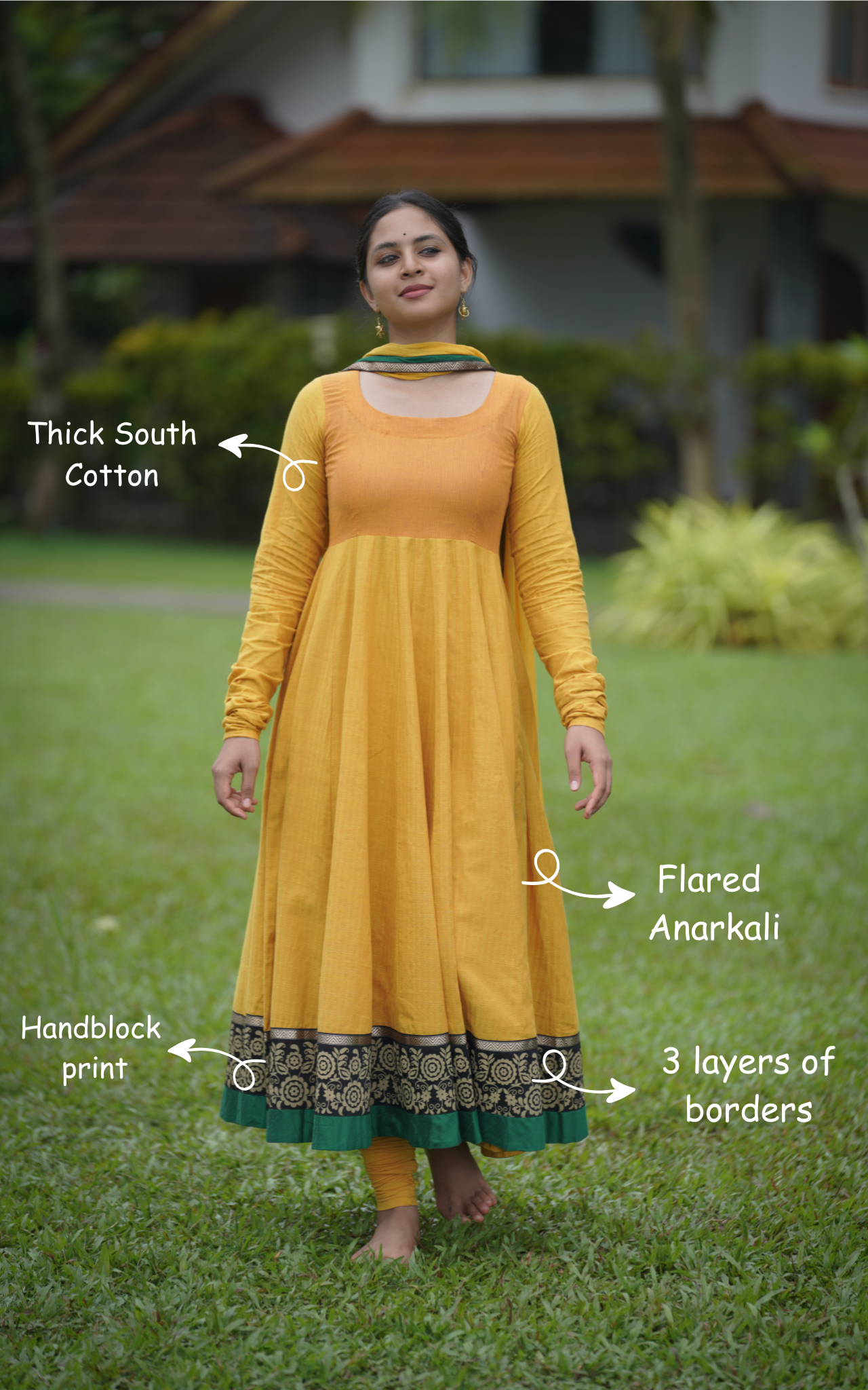 Raavanan Ragini Yellow (Only Kurti)