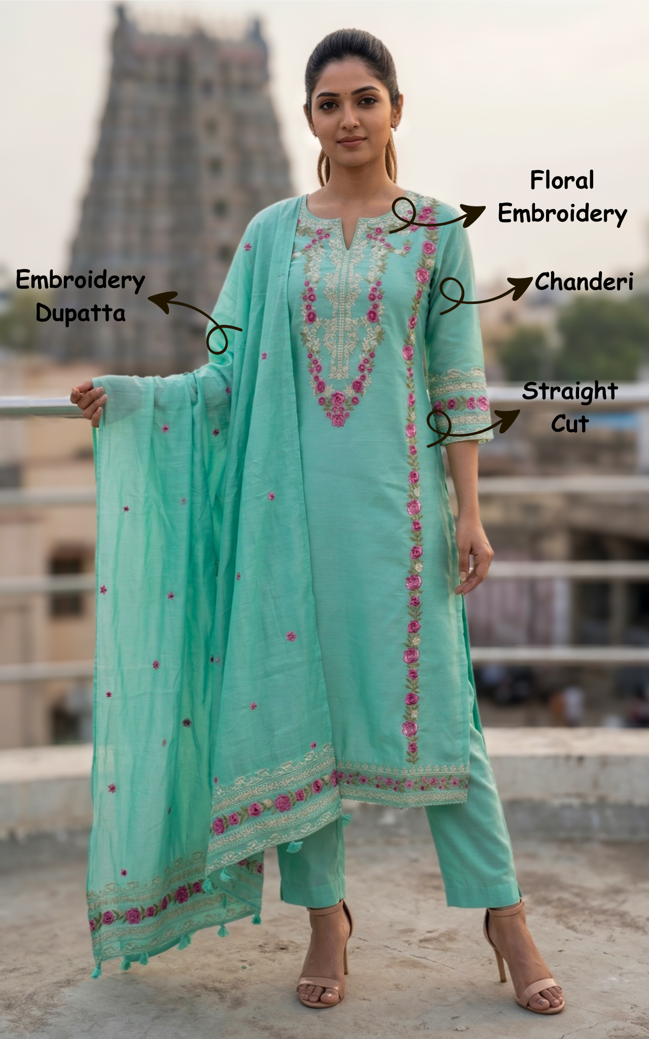 Elisha (Kurti+Dupatta)