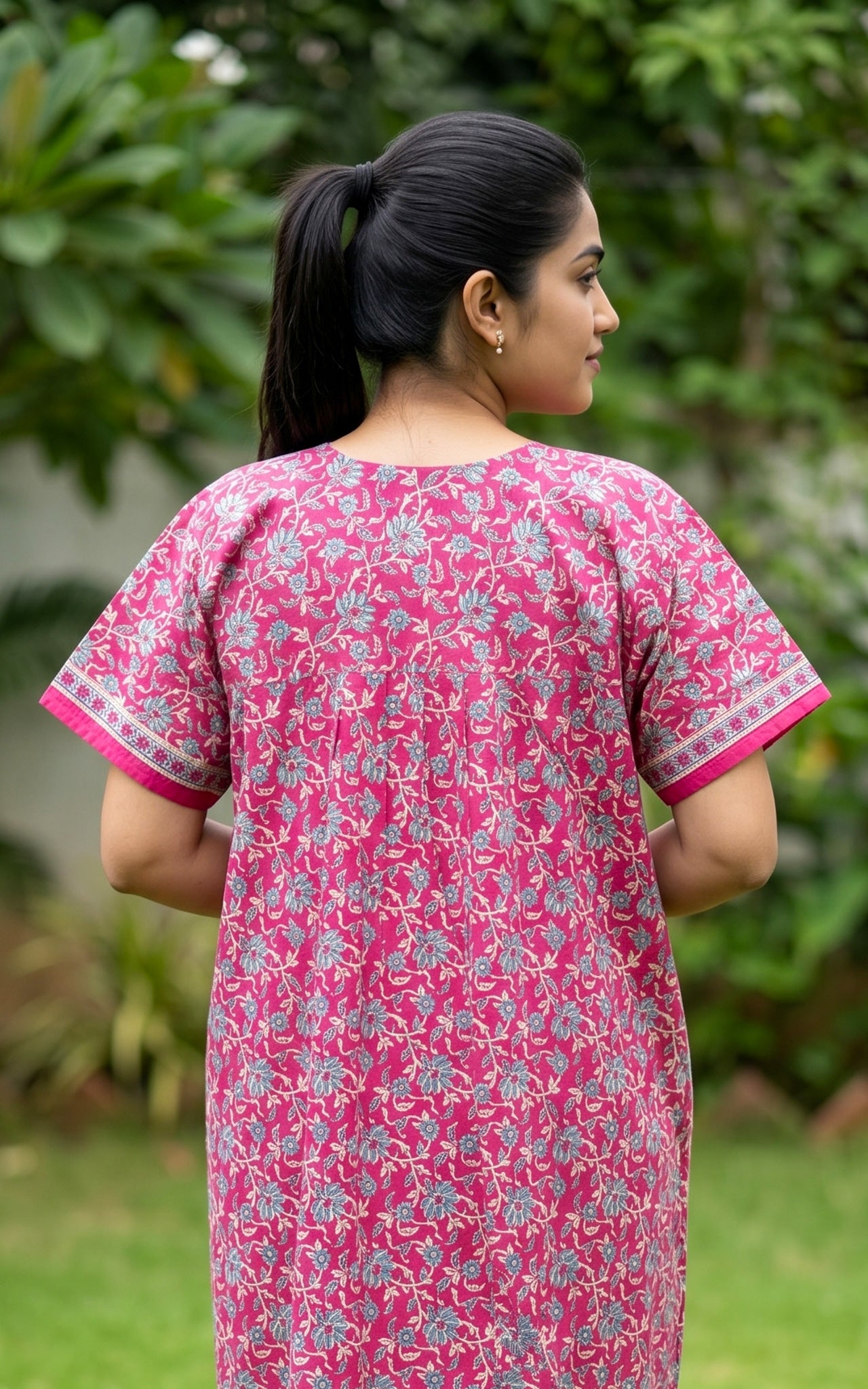 Cotton Straight Fit Nighty-162SS3D