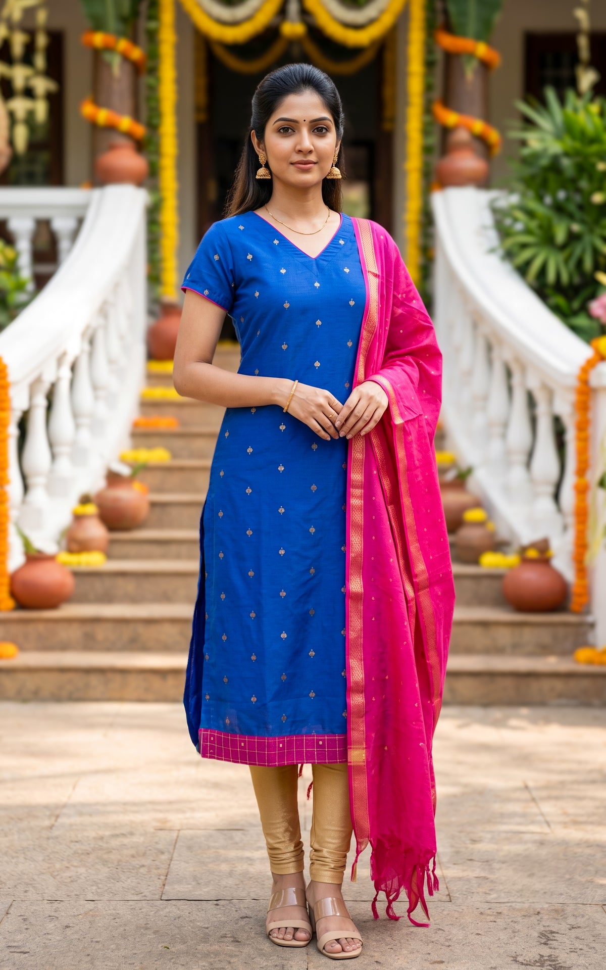 Snegalatha (Kurti+Dupatta)
