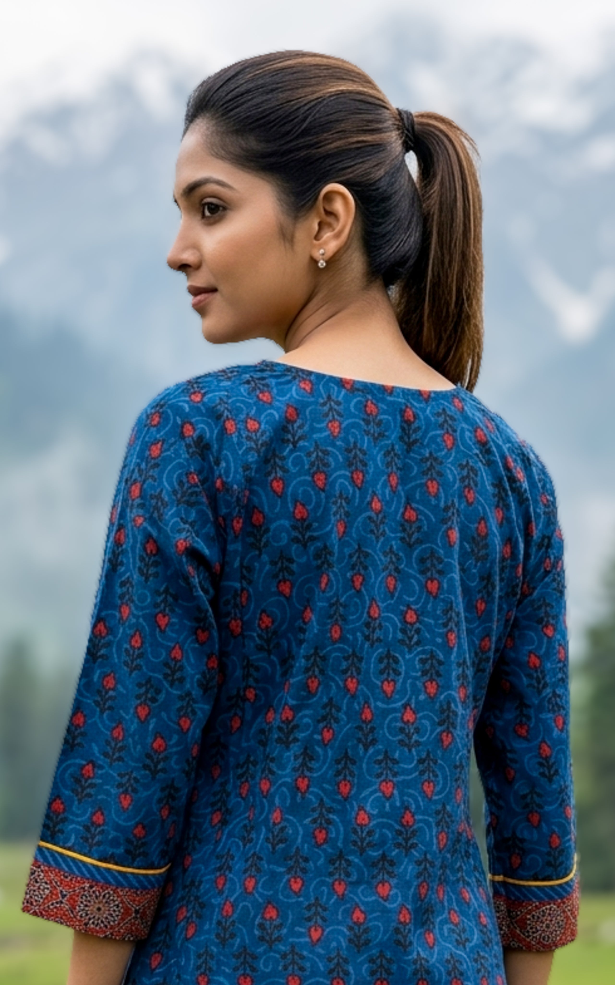 Soft fabric cotton kurti for women