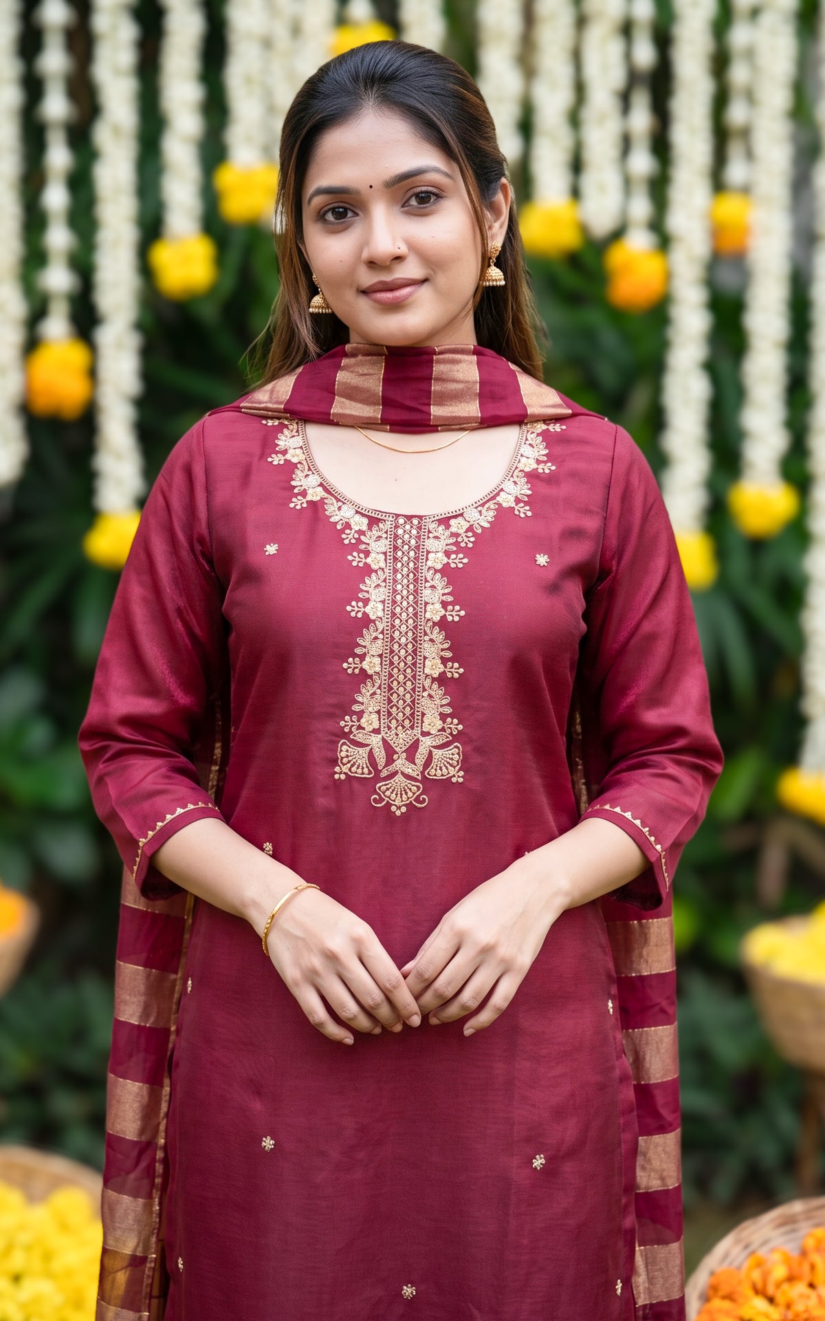 Krithija (Kurti+Pant+Dupatta)