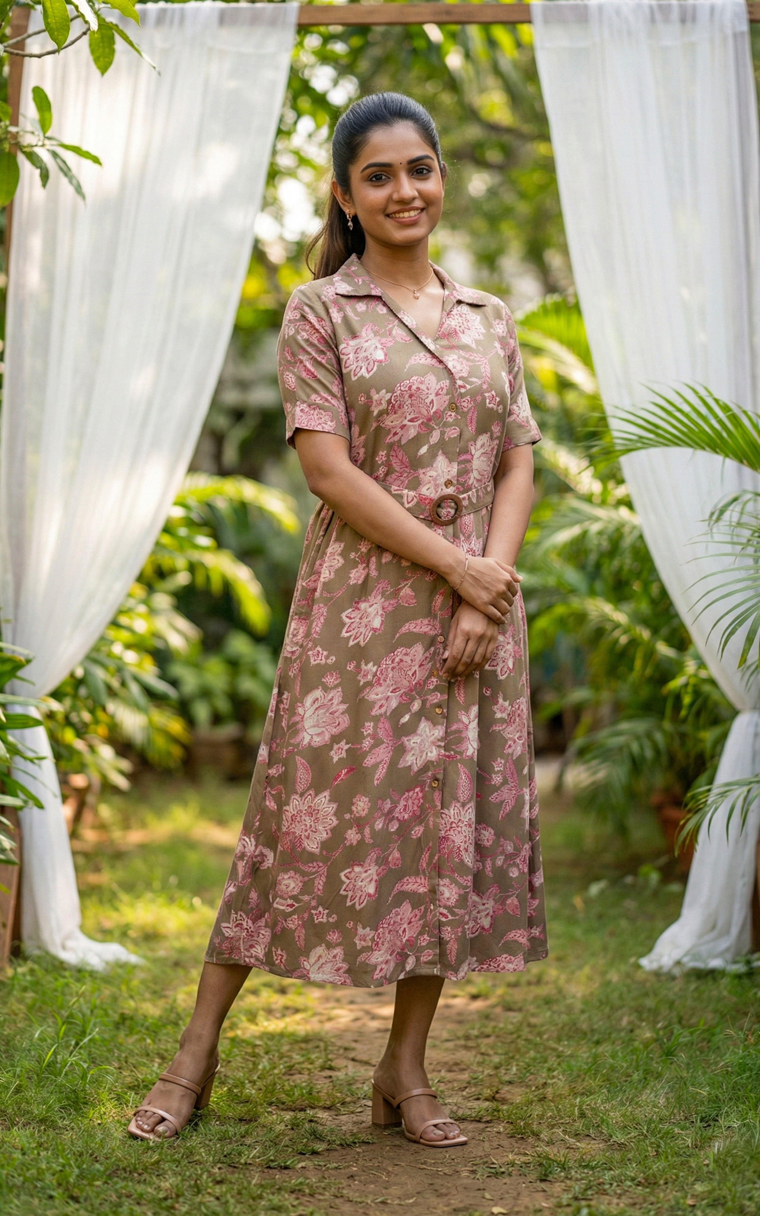 Instore – Grey Modern Love Kurti for Women – Silky Rayon – Indian Ethnic Wear