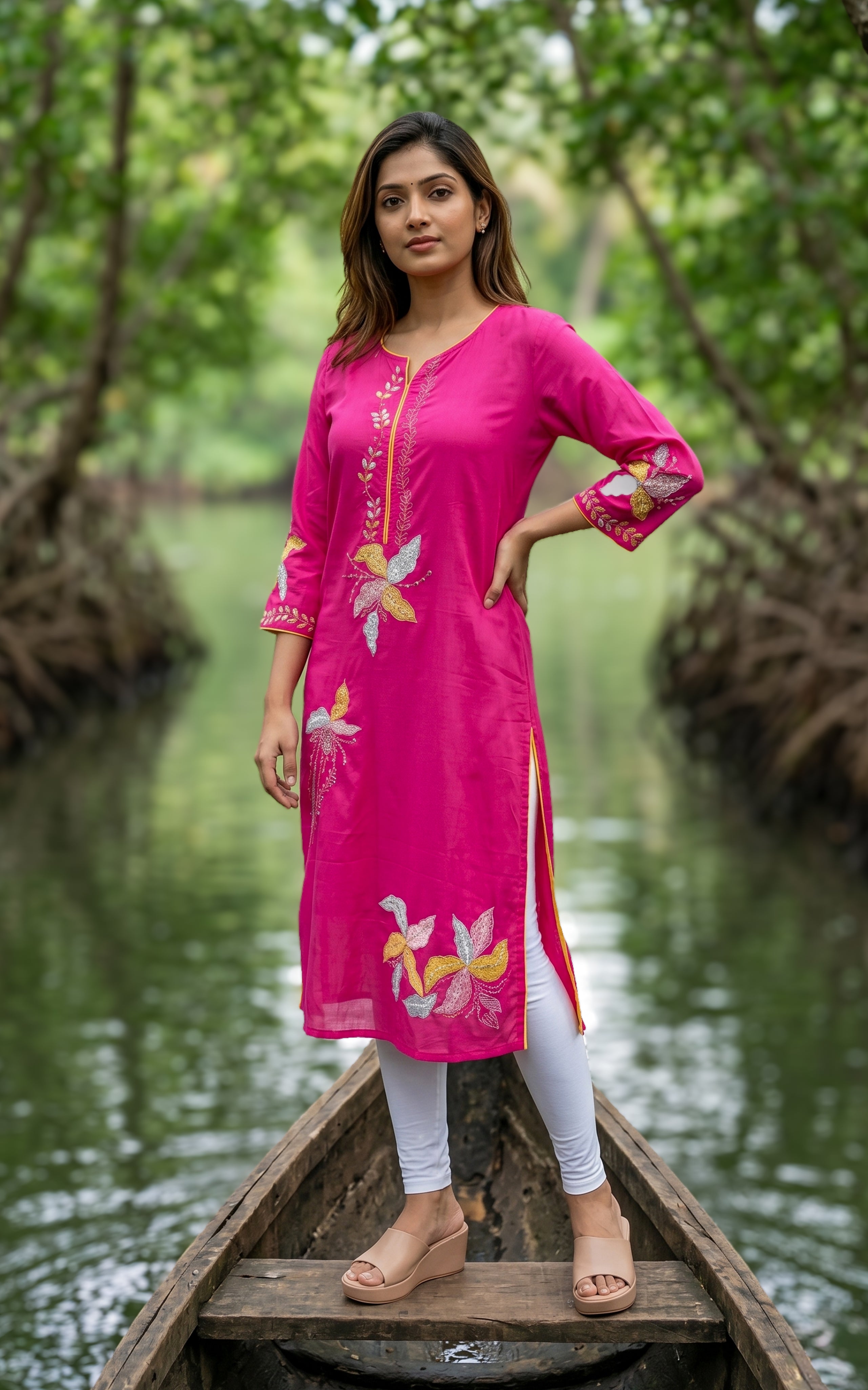 Soft fabric cotton kurti for women