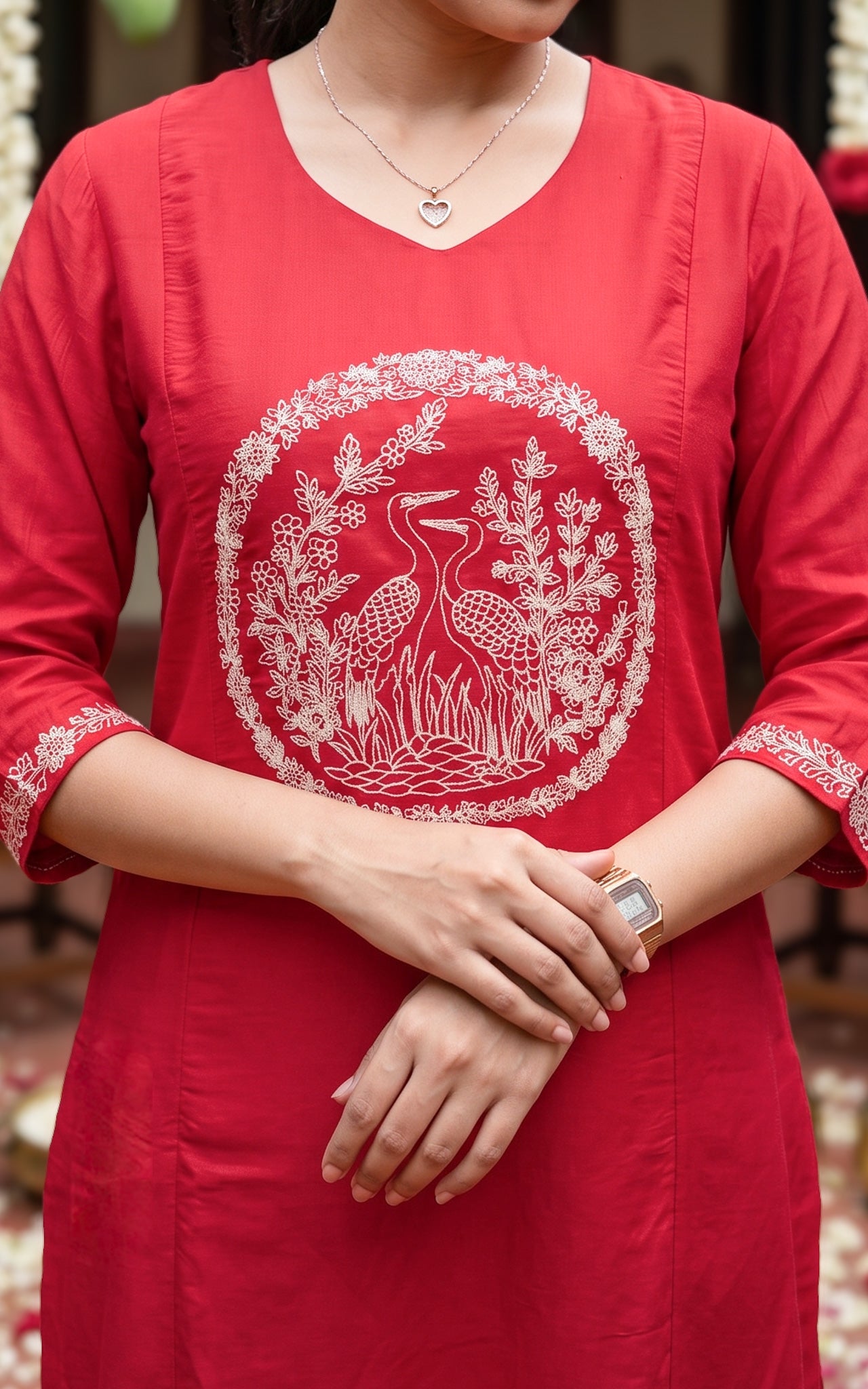 Hansika A (Kurti+Dupatta)