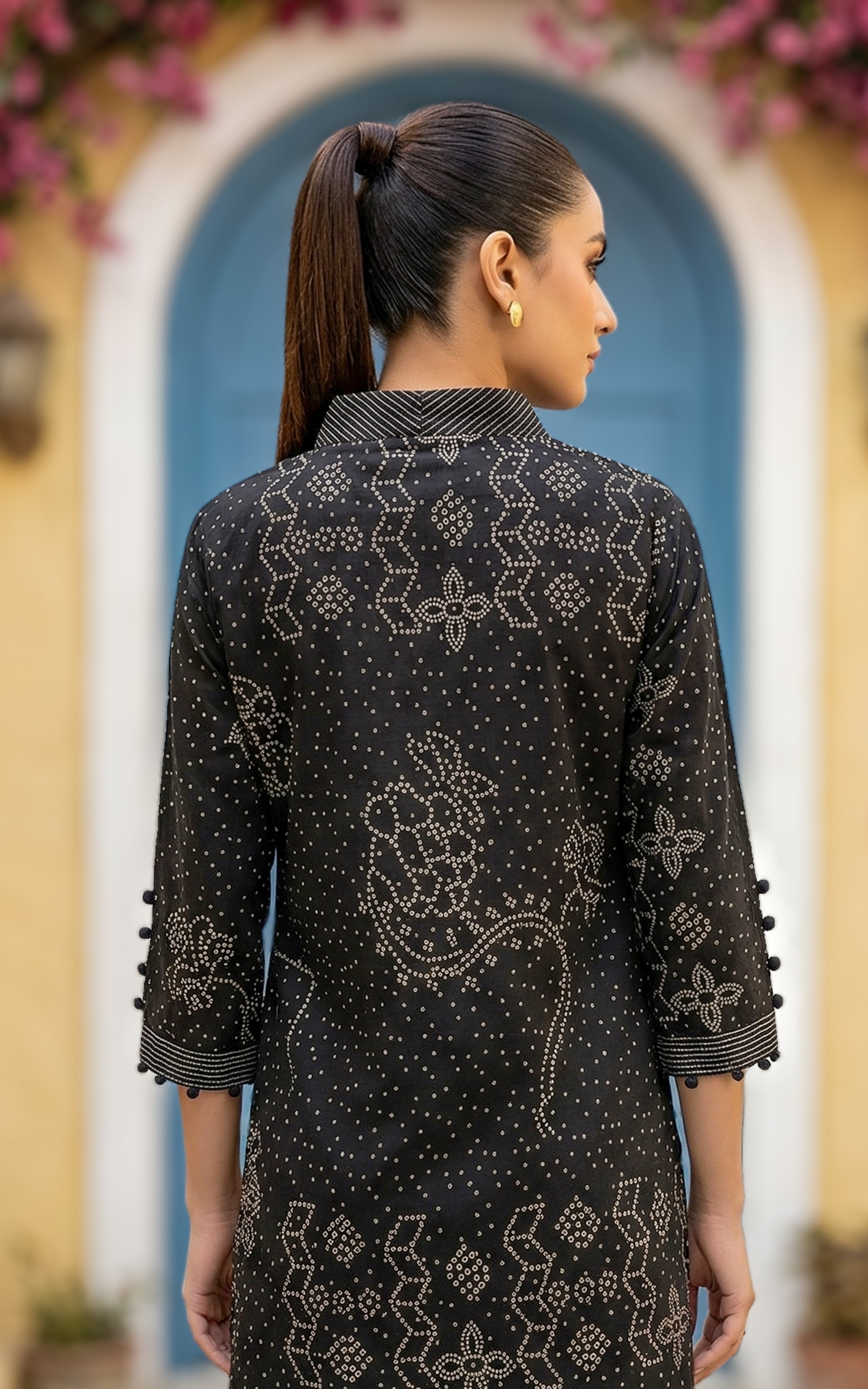 Fasana Black (Kurti+Pant+Dupatta)
