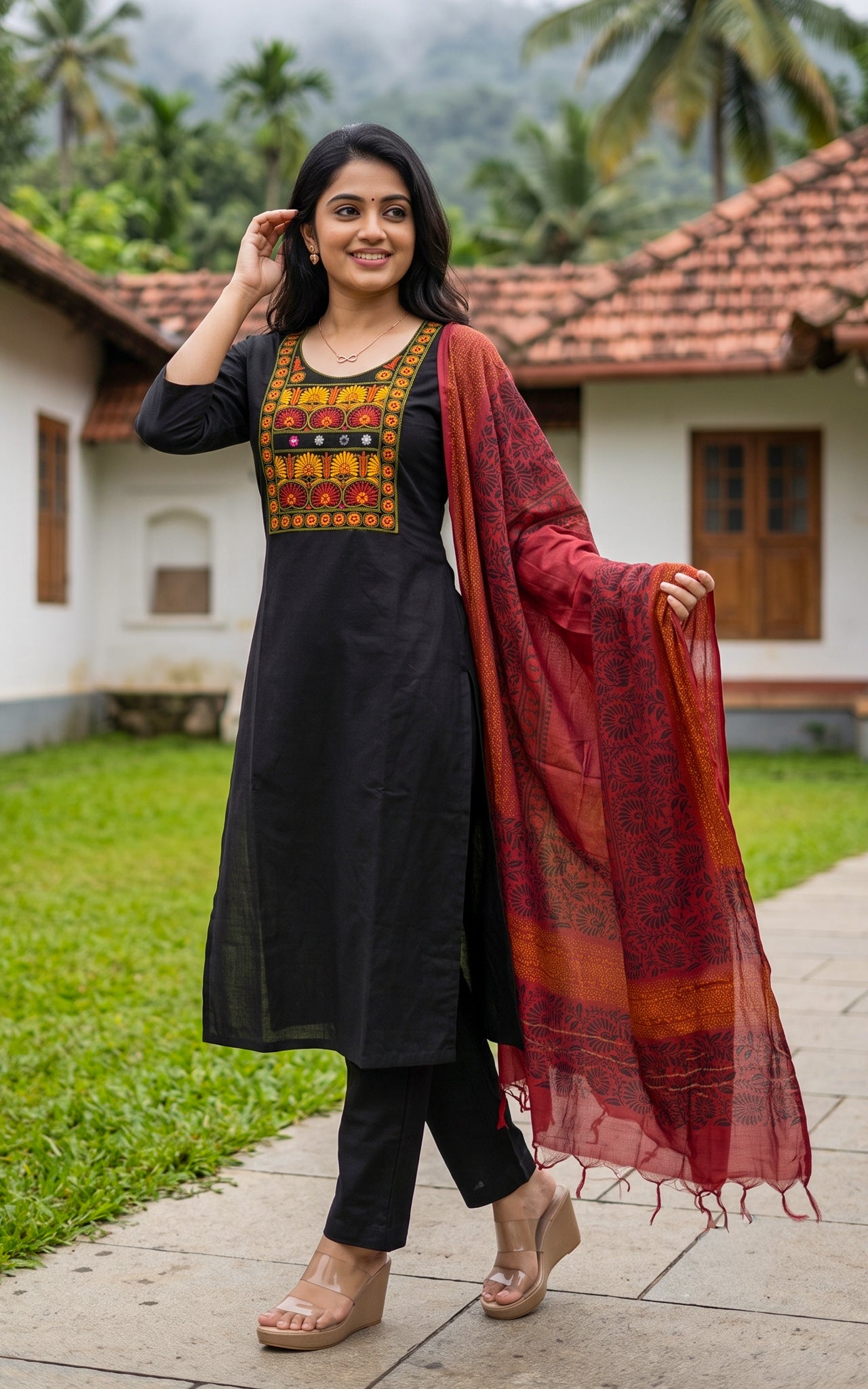 Nvirthi (Kurti+Pant+Dupatta)