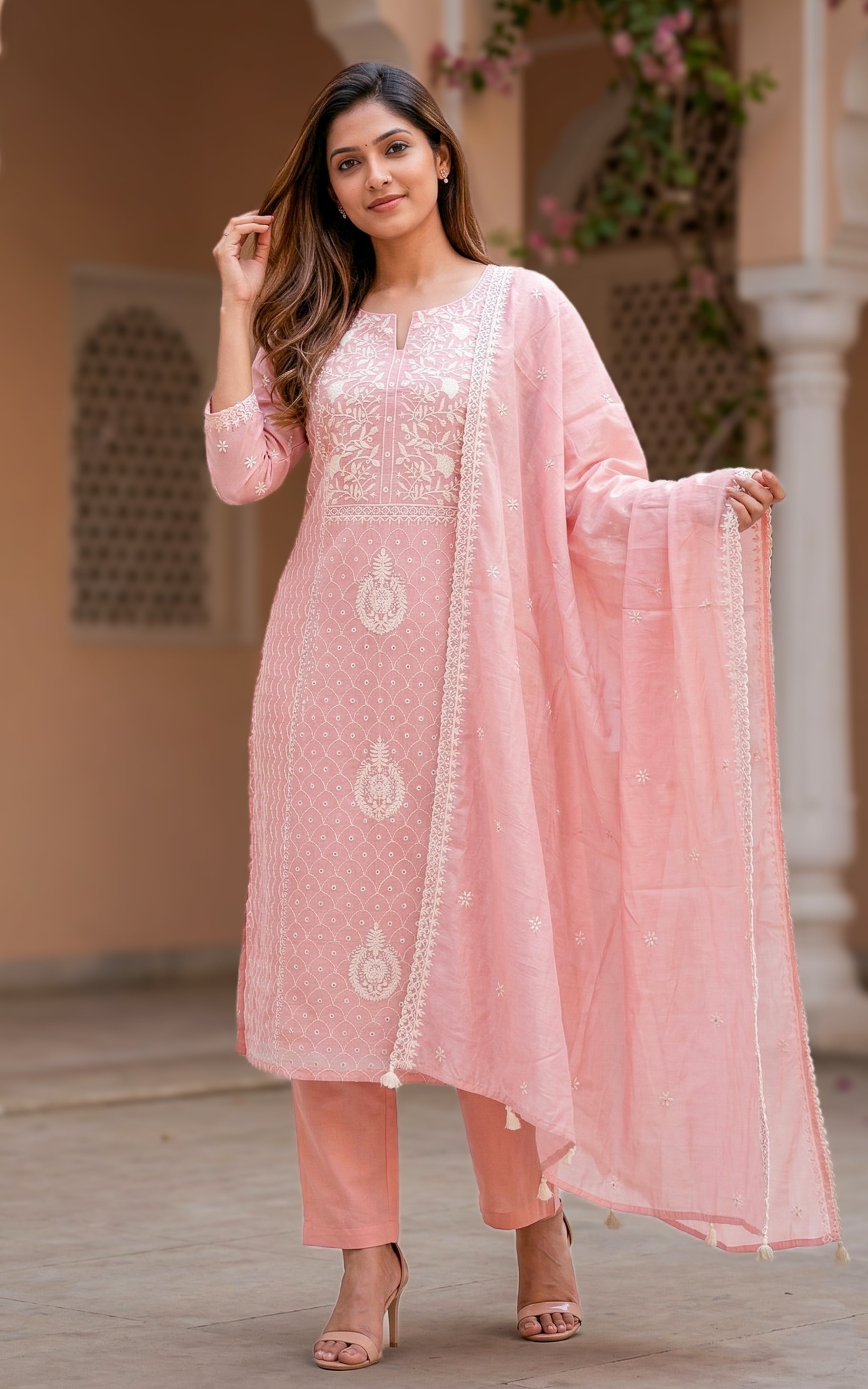 Yasmine (Kurti+Pant+Dupatta)