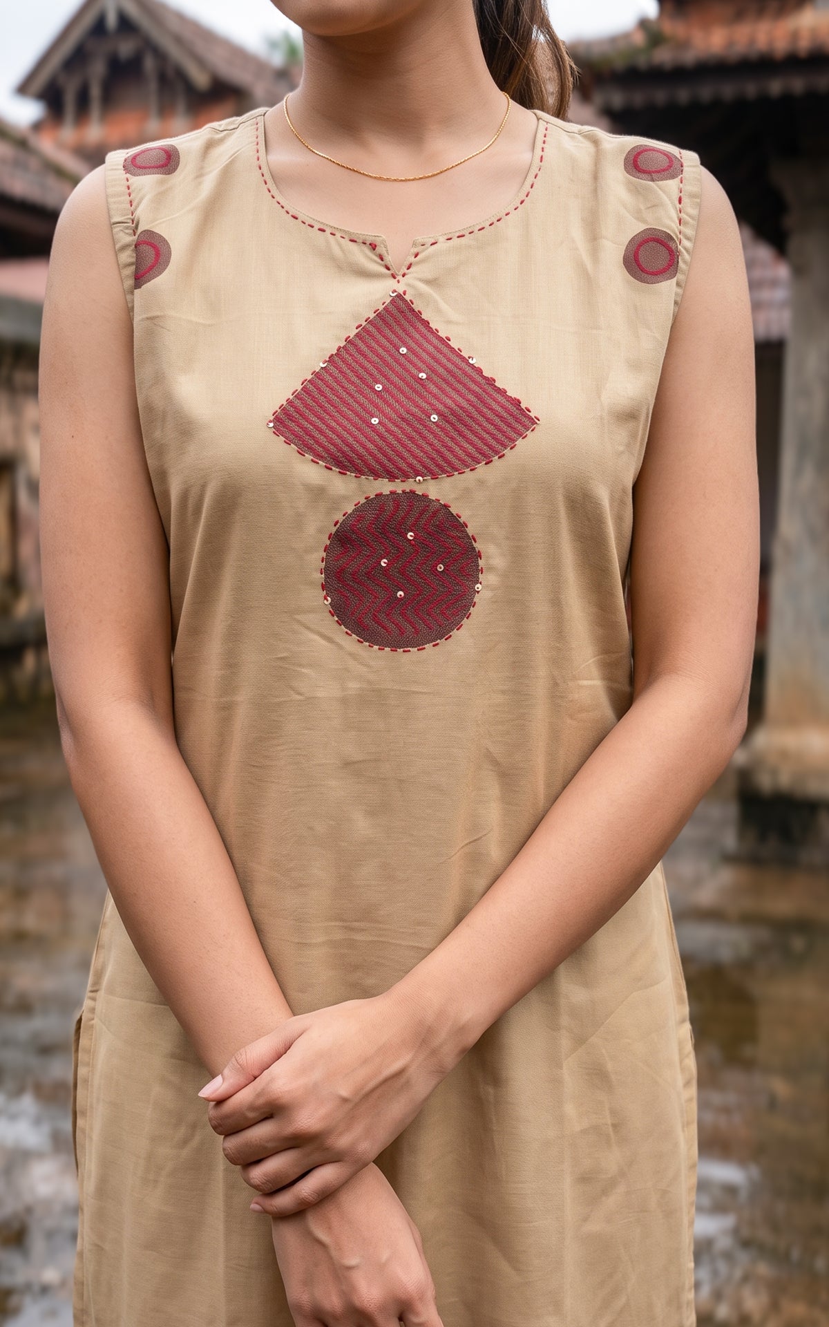 Vijitha Handblock (Kurti+Pant+Dupatta)