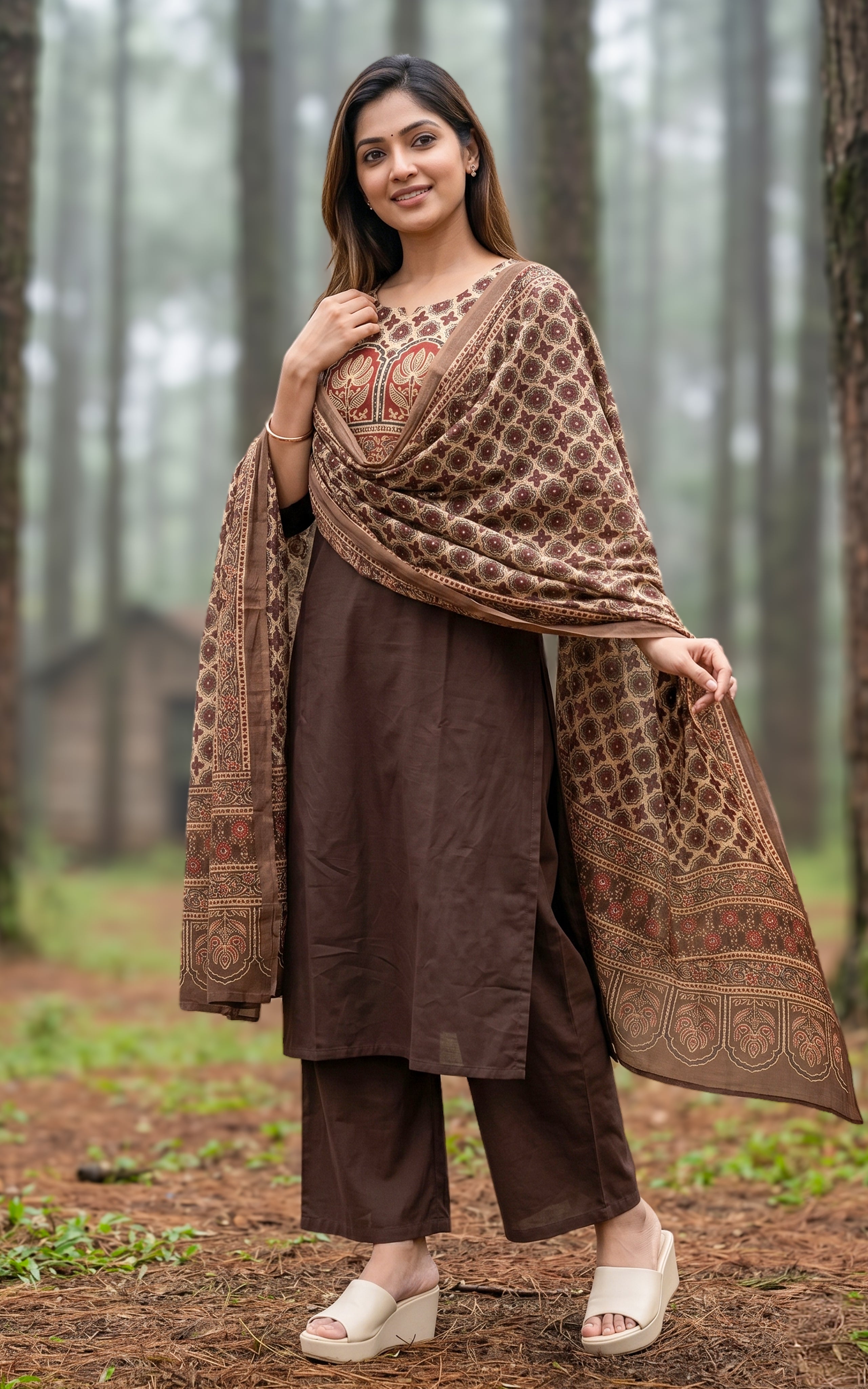 Poovarasam (Kurti+Pant+Dupatta)