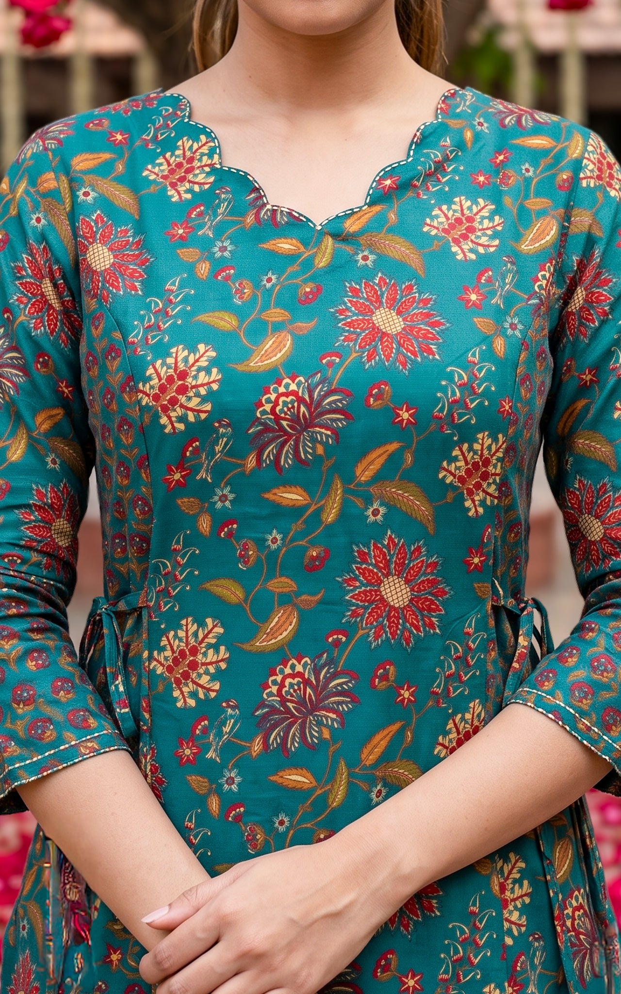 Anuradha C (Kurti+Pant+Dupatta)