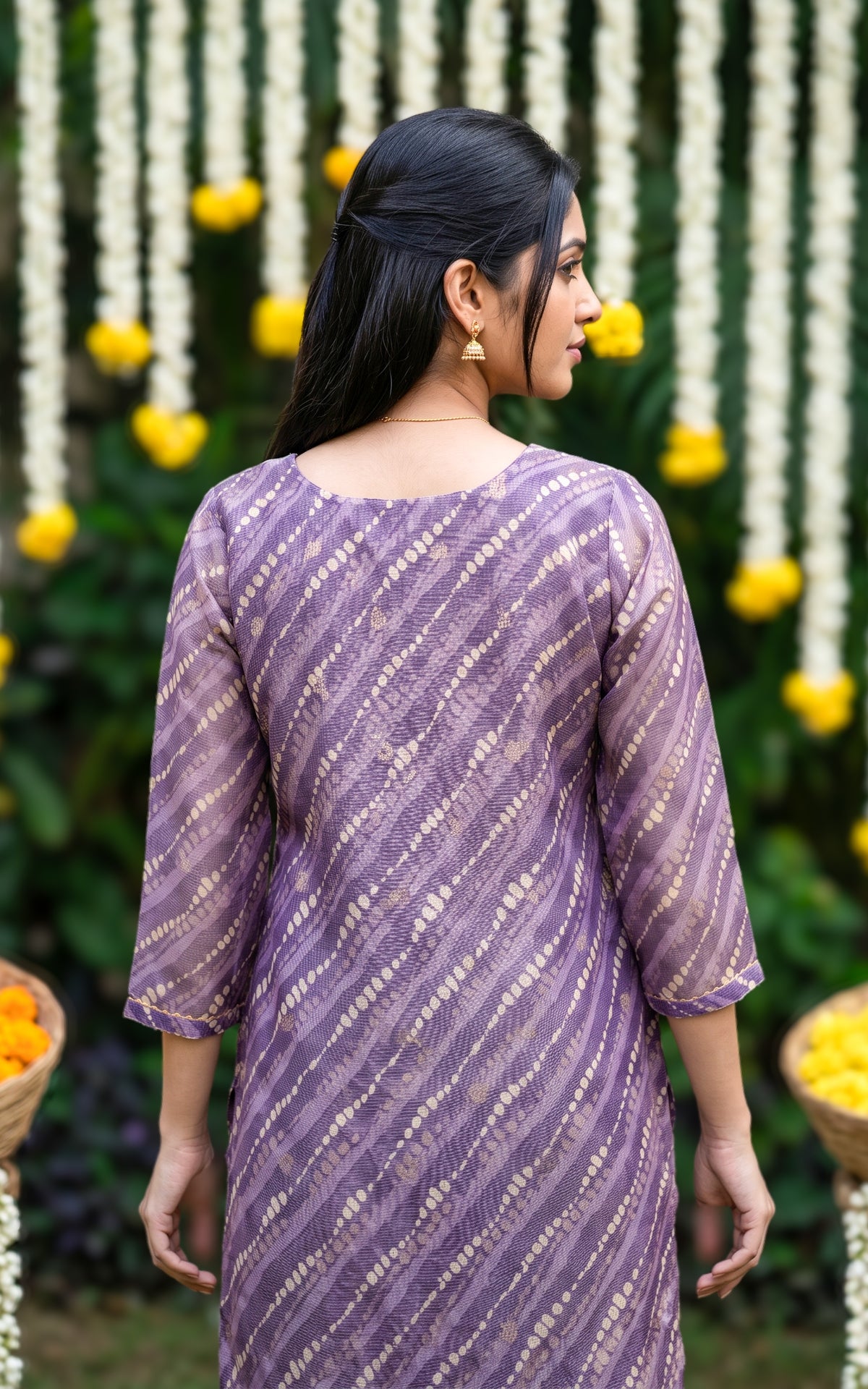 Aarunya Lavender (Kurti+Pant+Dupatta)
