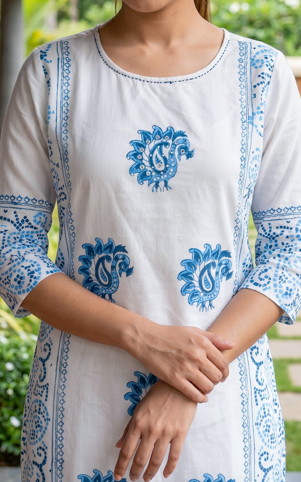 Venmalar (Kurti+Pant+Dupatta)