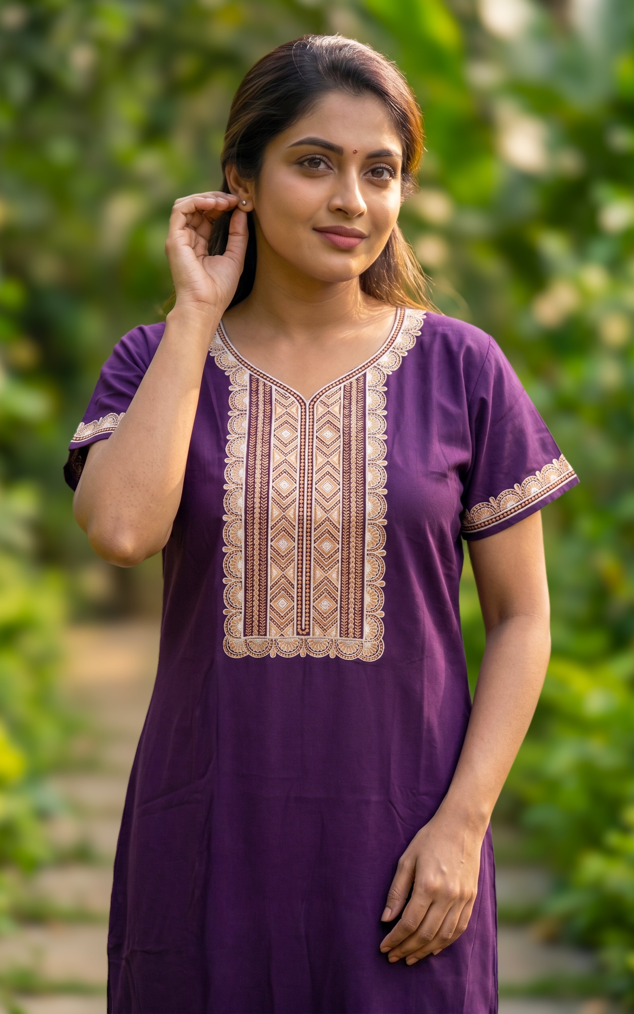 Spun Straight Fit Nighty-160SS21B