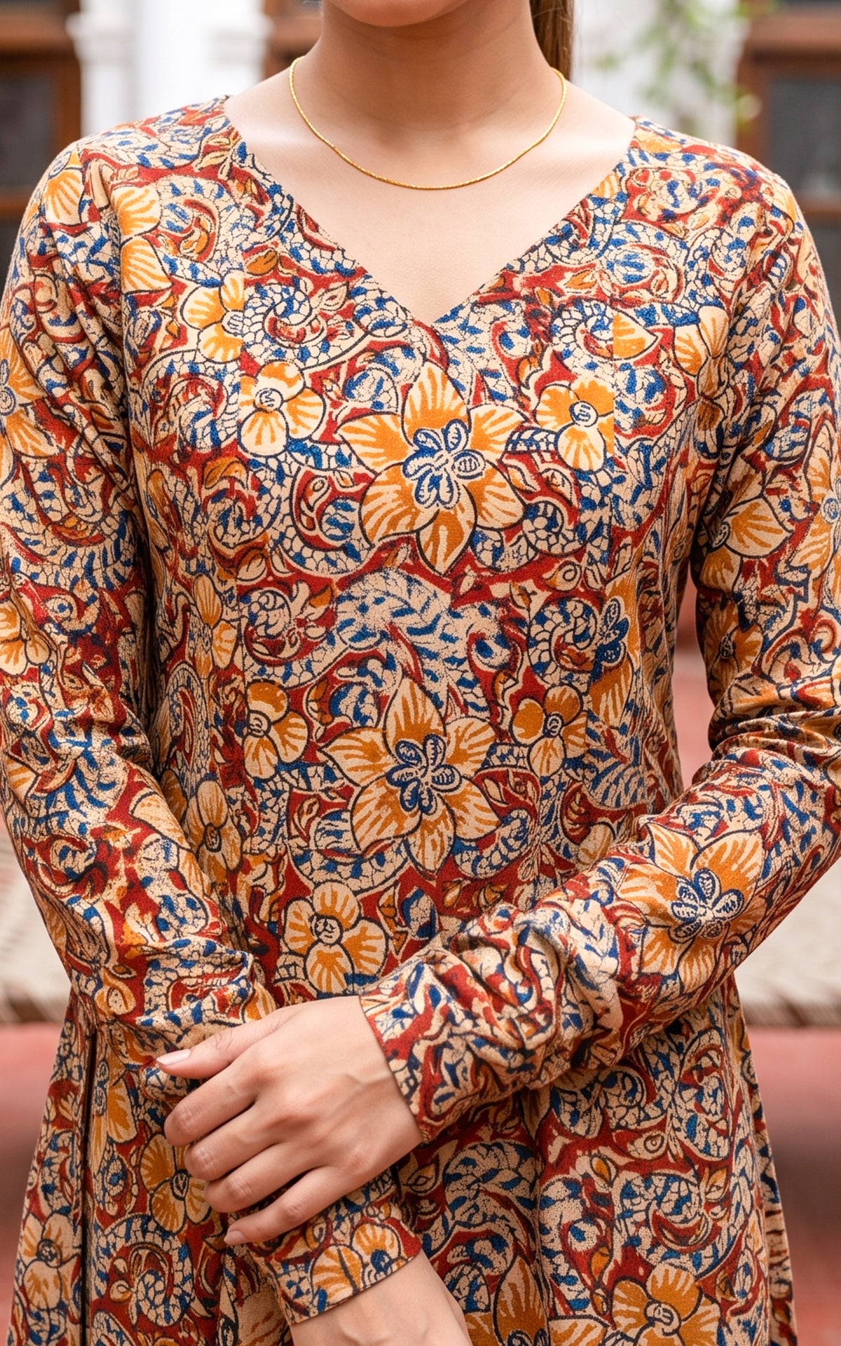 Nimmiya Maroon (Kurti+Dupatta)