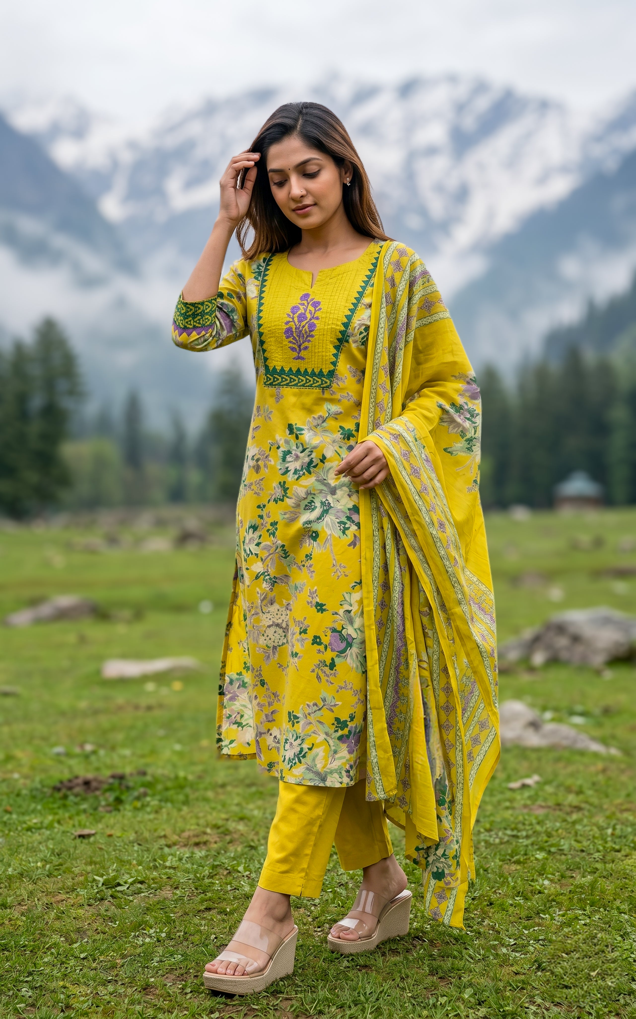 Sharla A (Kurti+Pant+Dupatta)