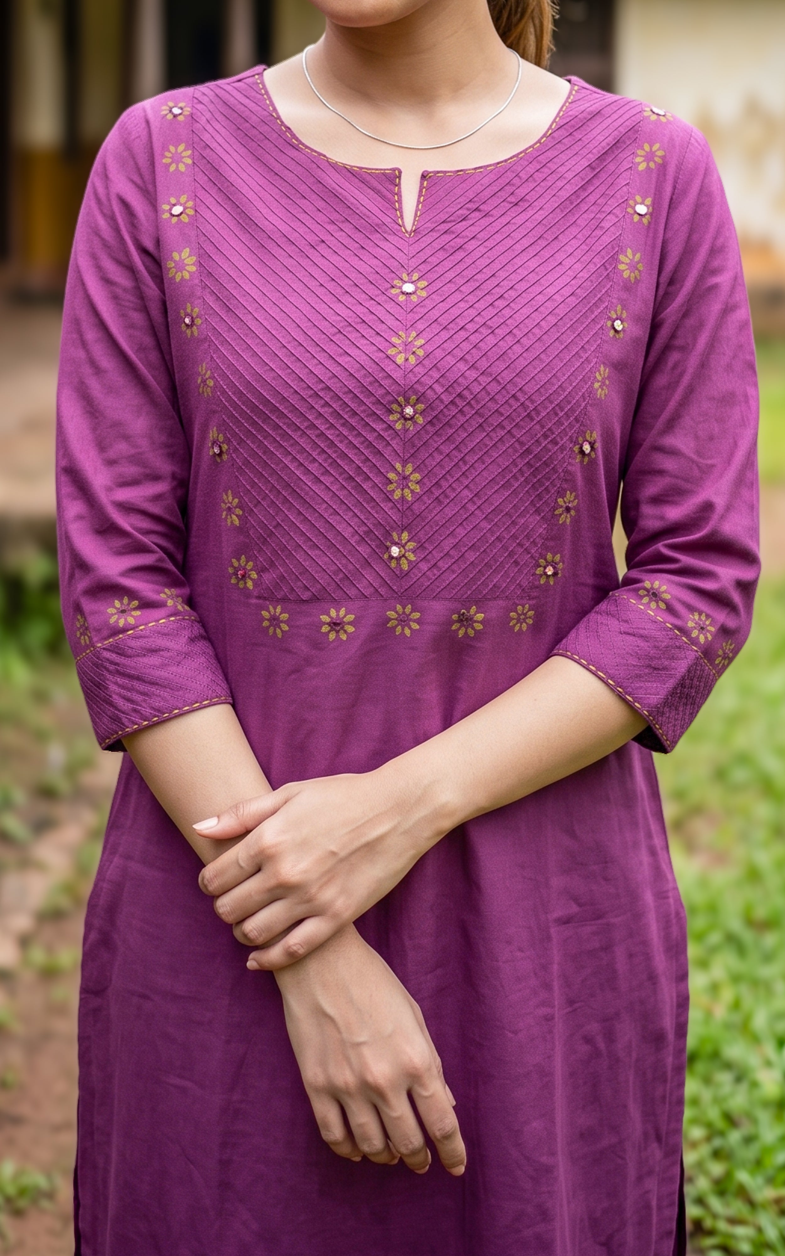Masani Plum (Only Kurti)