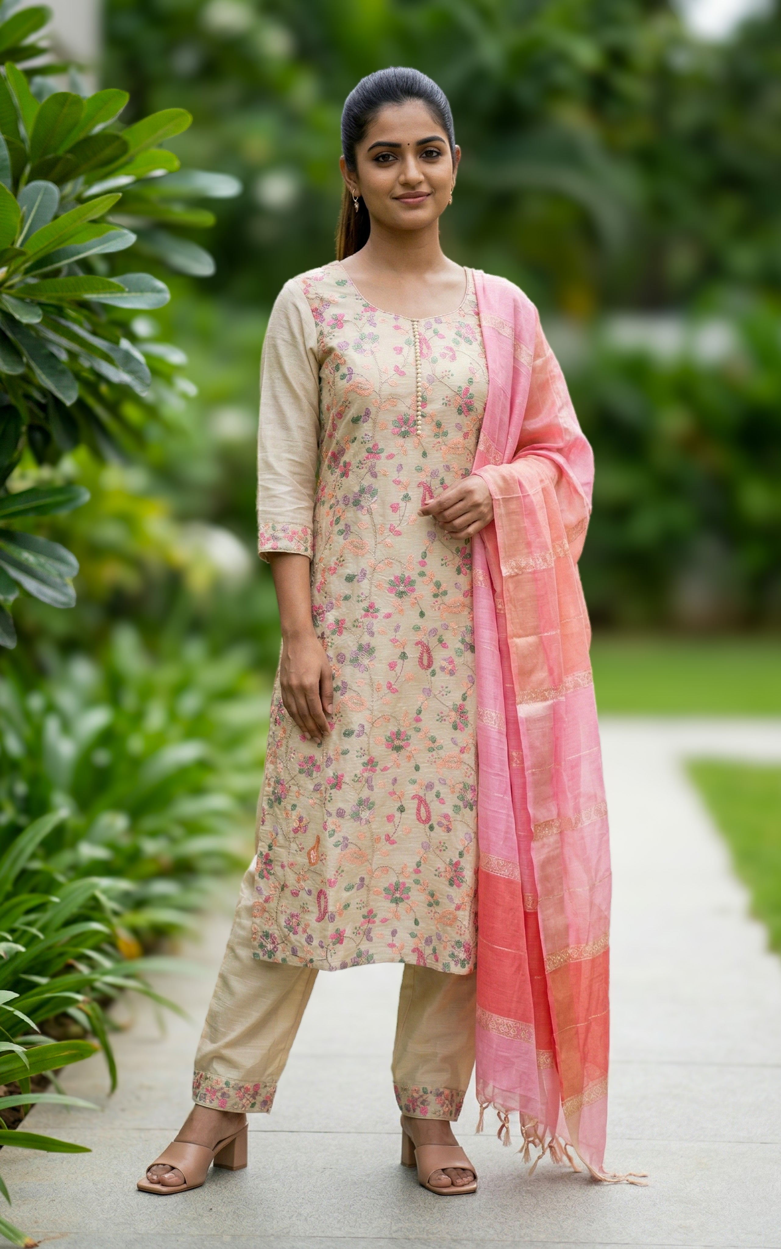 Anishta (Kurti+Pant+Dupatta)