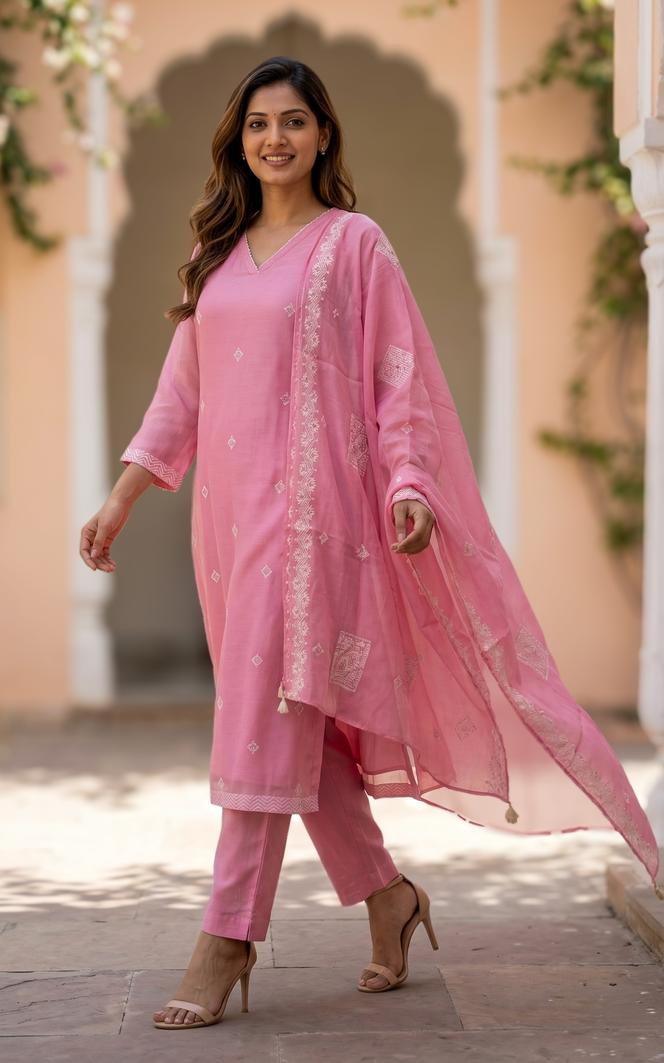 Aadhvika (Kurti+Pant+Dupatta)