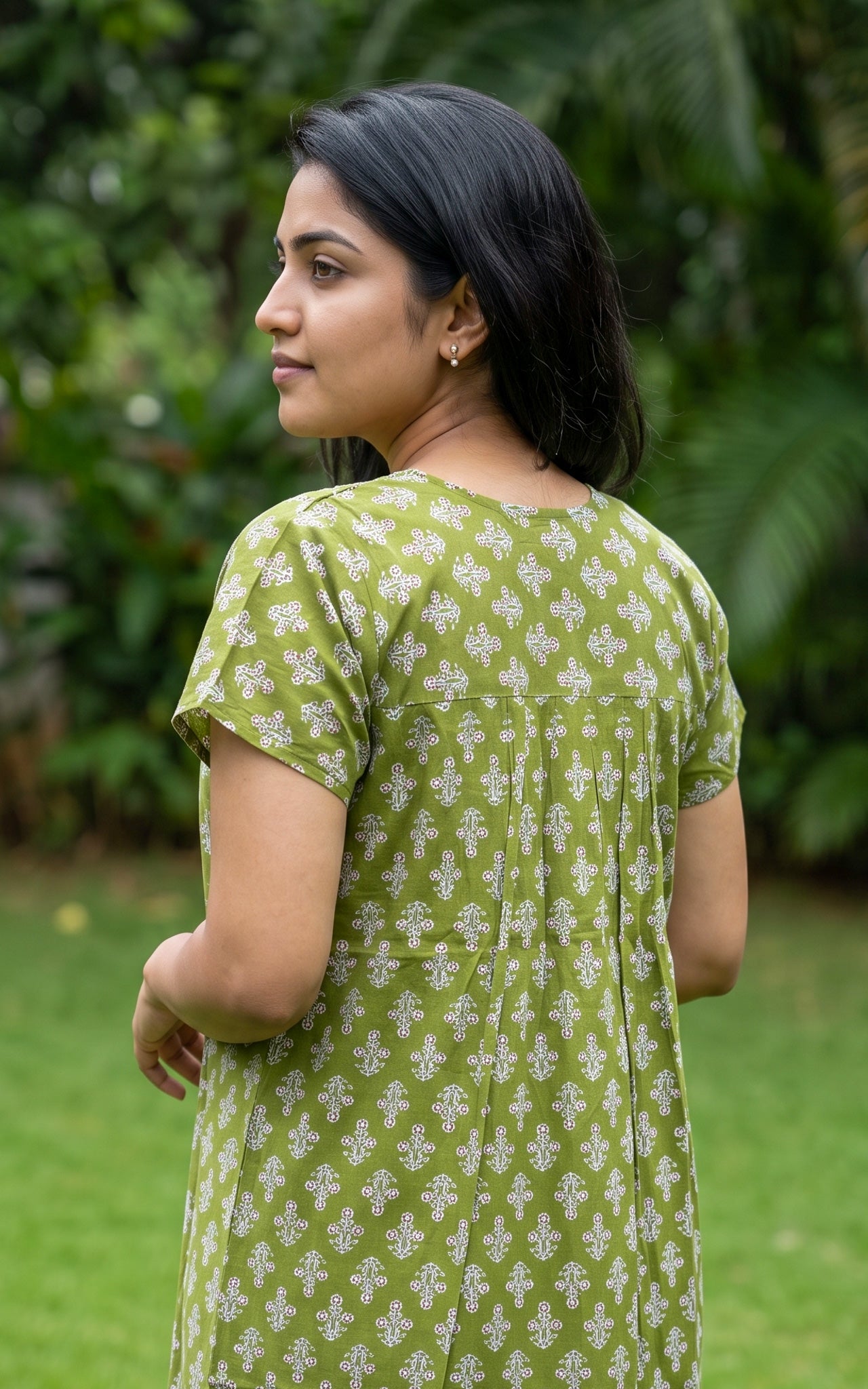 Cotton Straight Fit Nighty-163SS4
