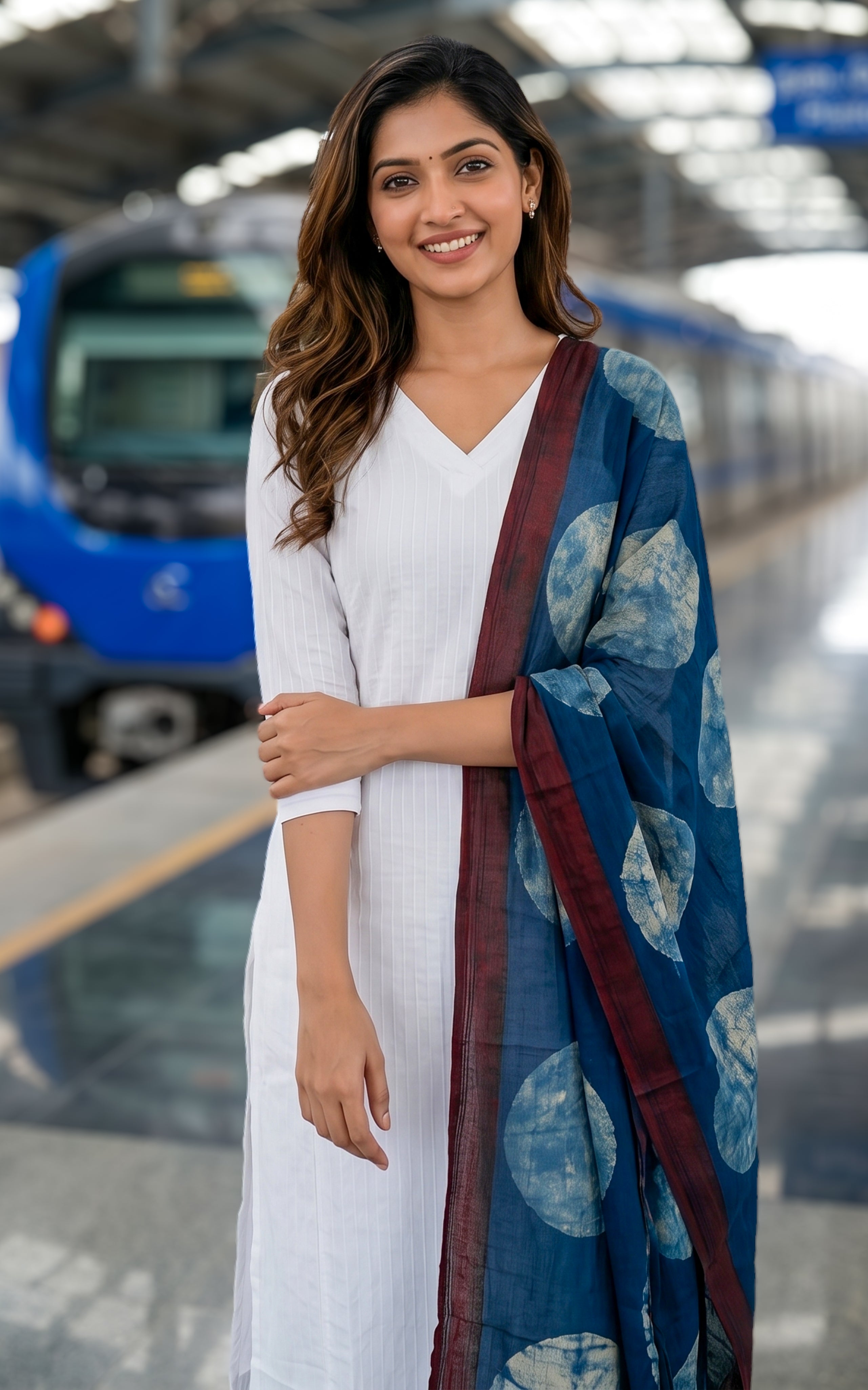 Venba A (Kurti+Dupatta)