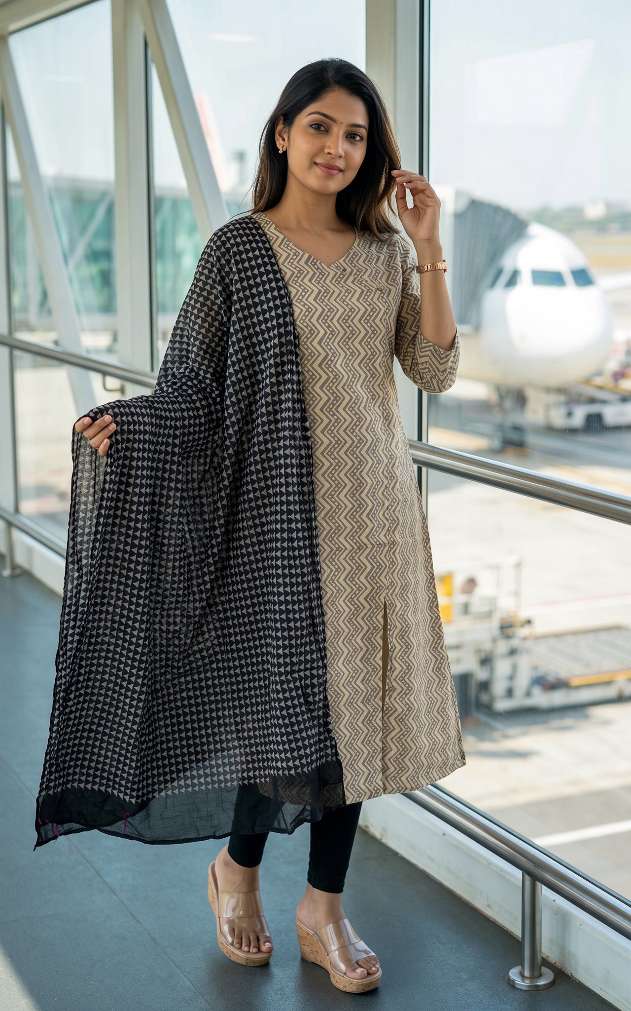 96 Jaanu Climax (Kurti+Dupatta)