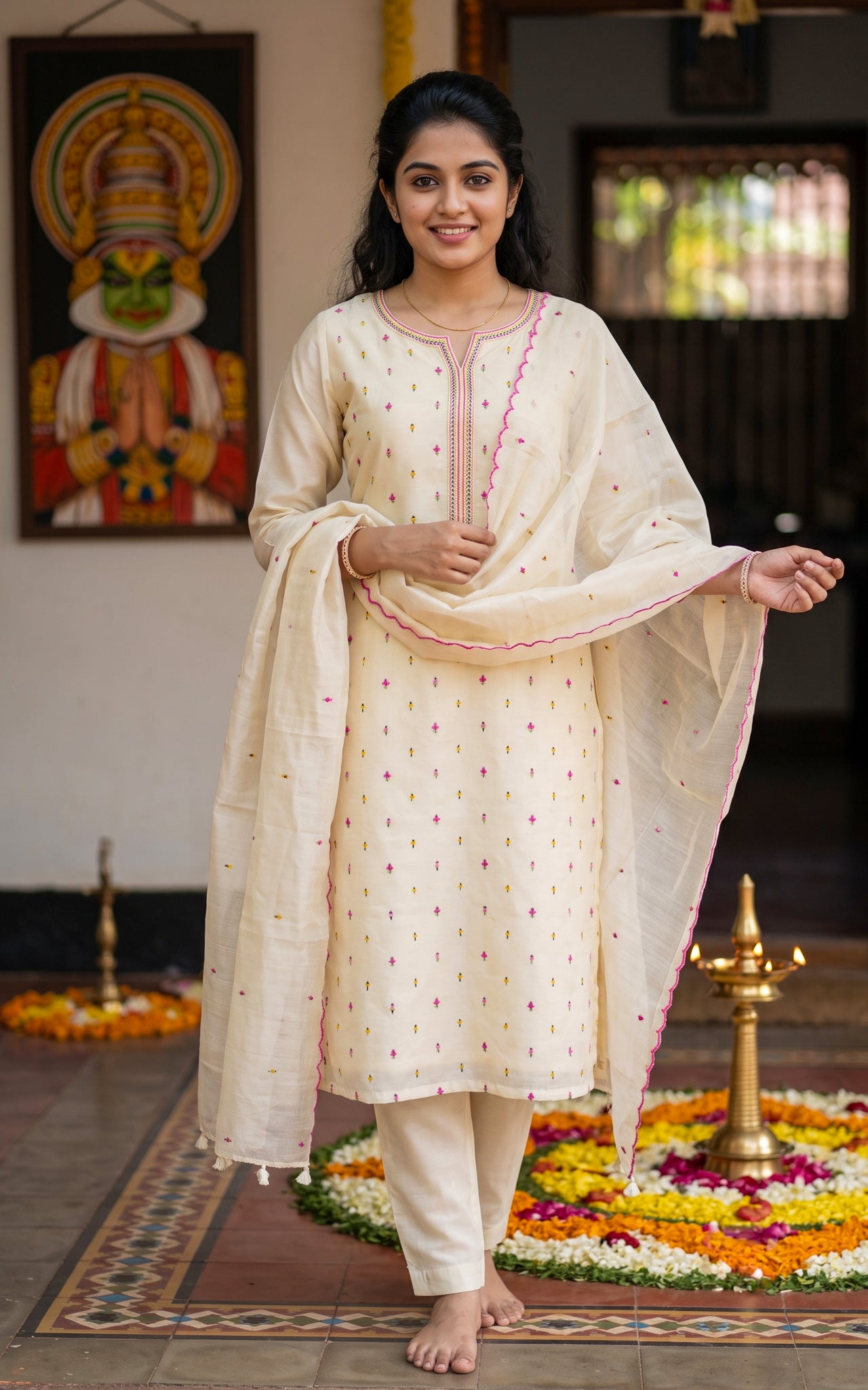 Anizham (Kurti+Pant+Dupatta)
