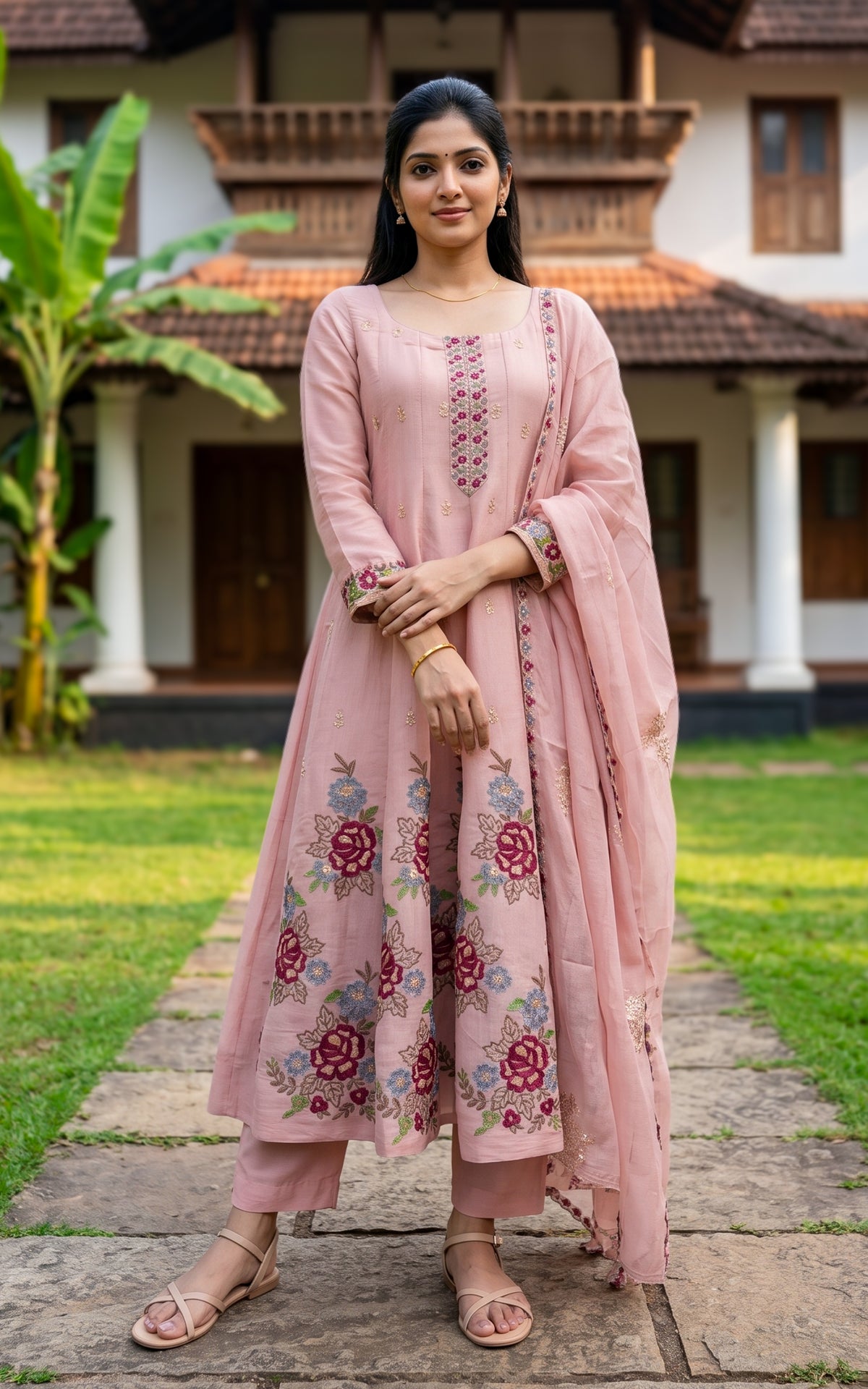 Dhiya A (Kurti+Pant+Dupatta)