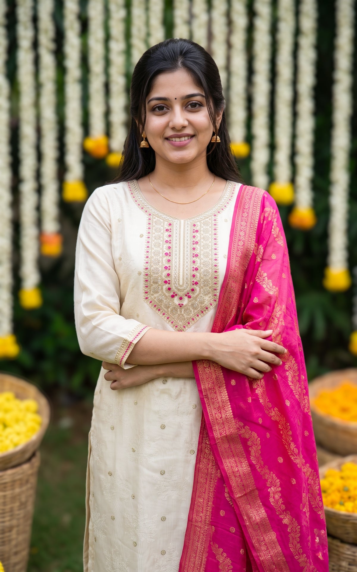 Kishitha (Kurti+Pant+Dupatta)