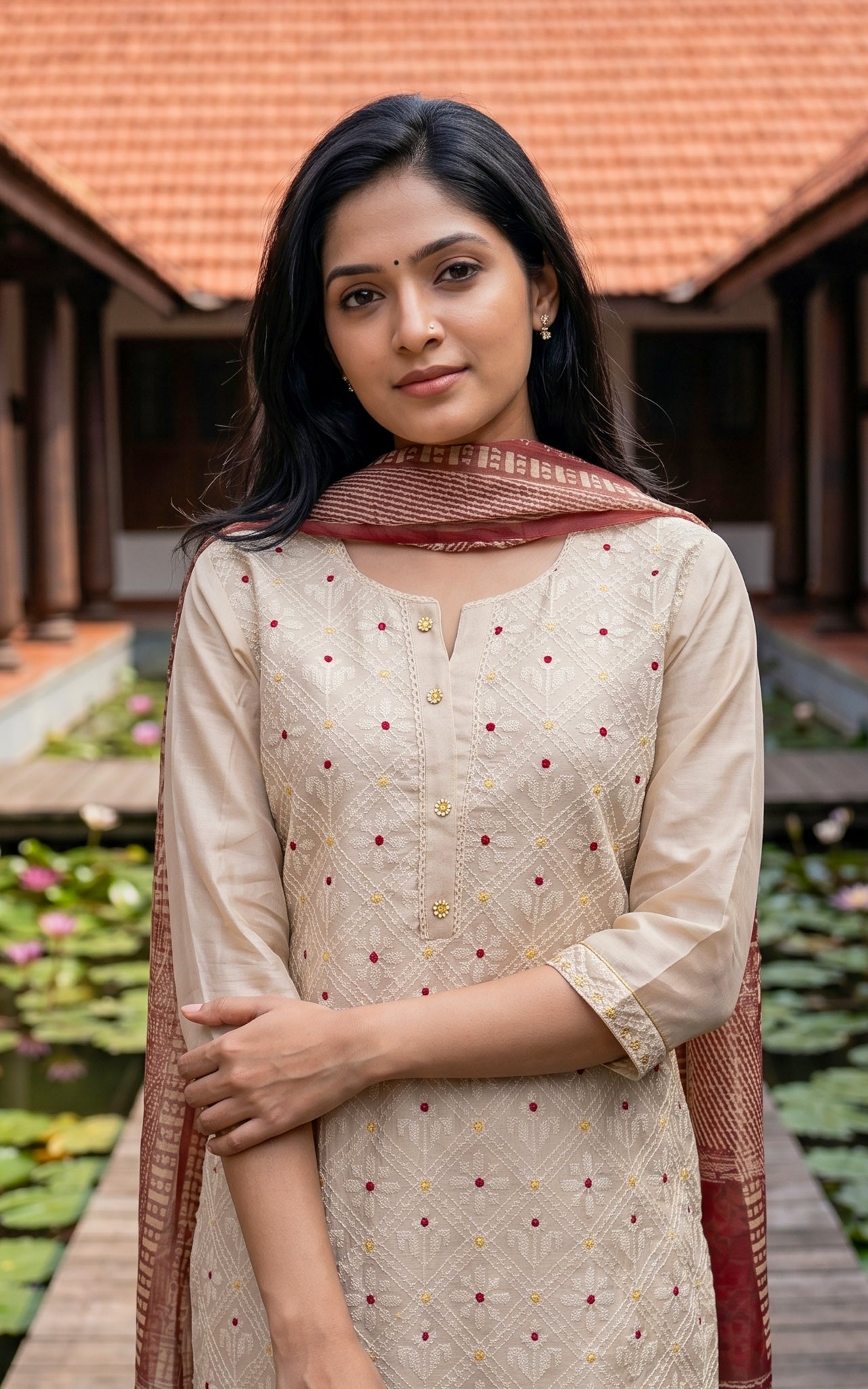 Rajakumari B (Kurti+Pant+Dupatta)