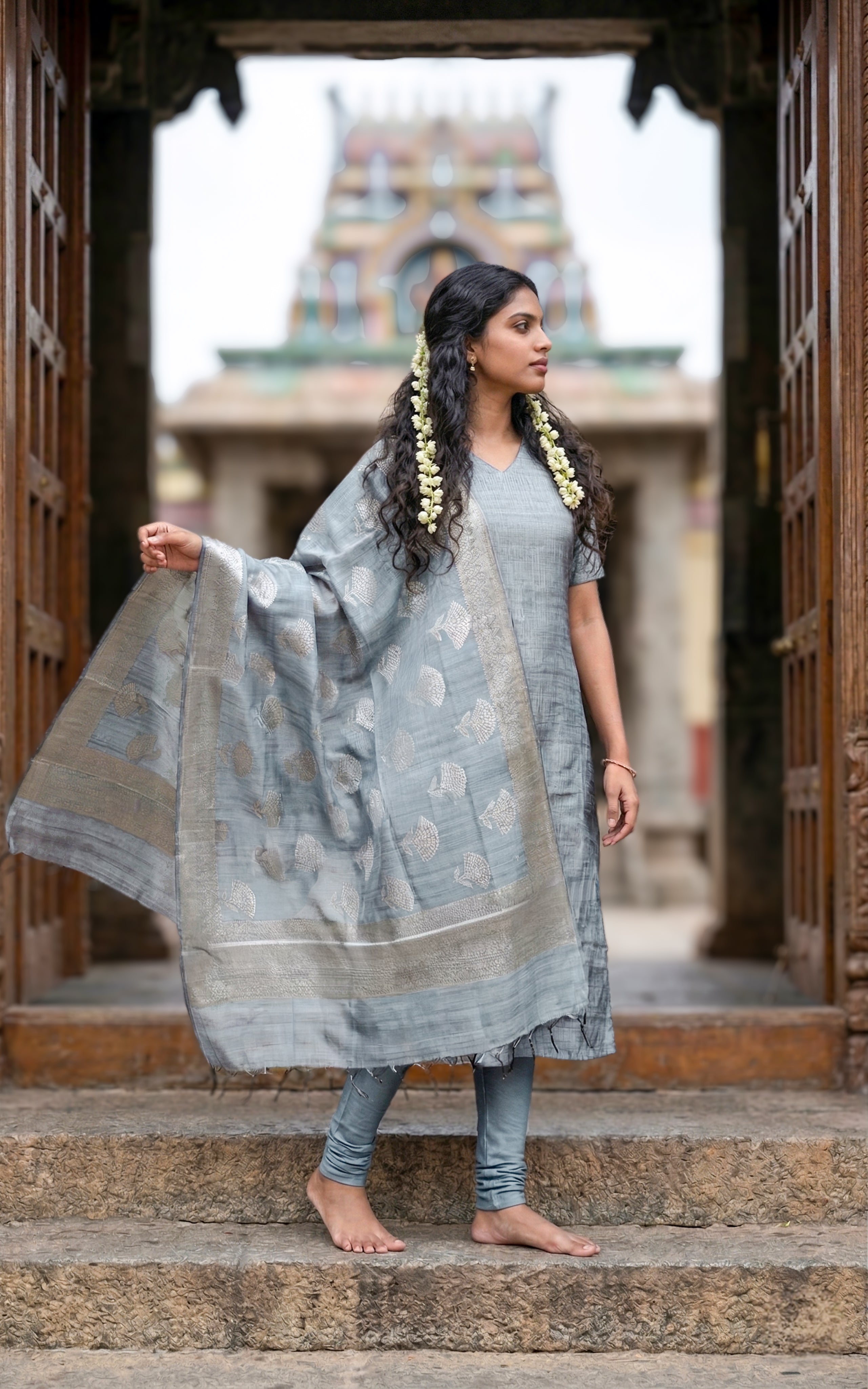 Jeyakodi B (Kurti+Dupatta)