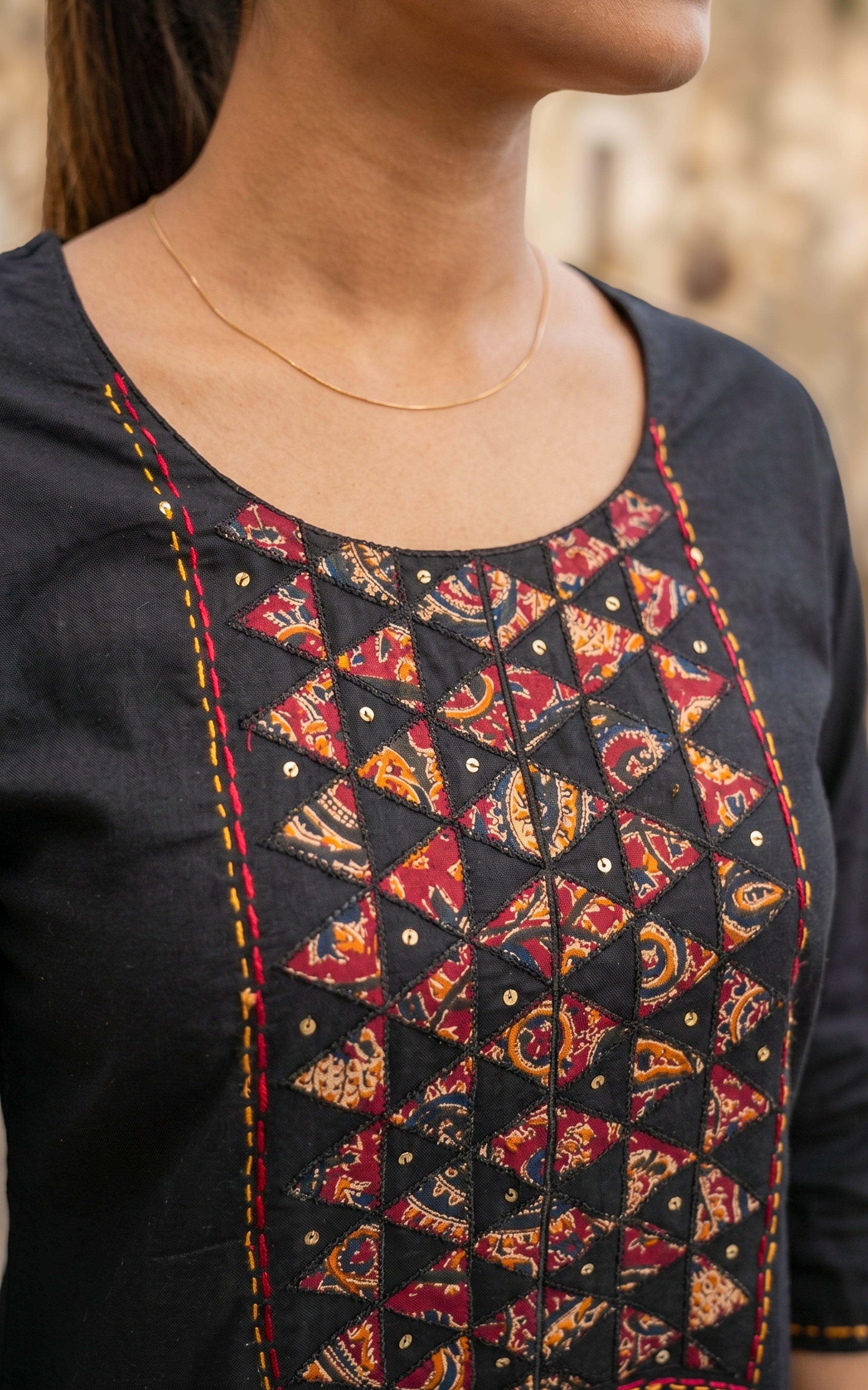 Pavithramaalini Black