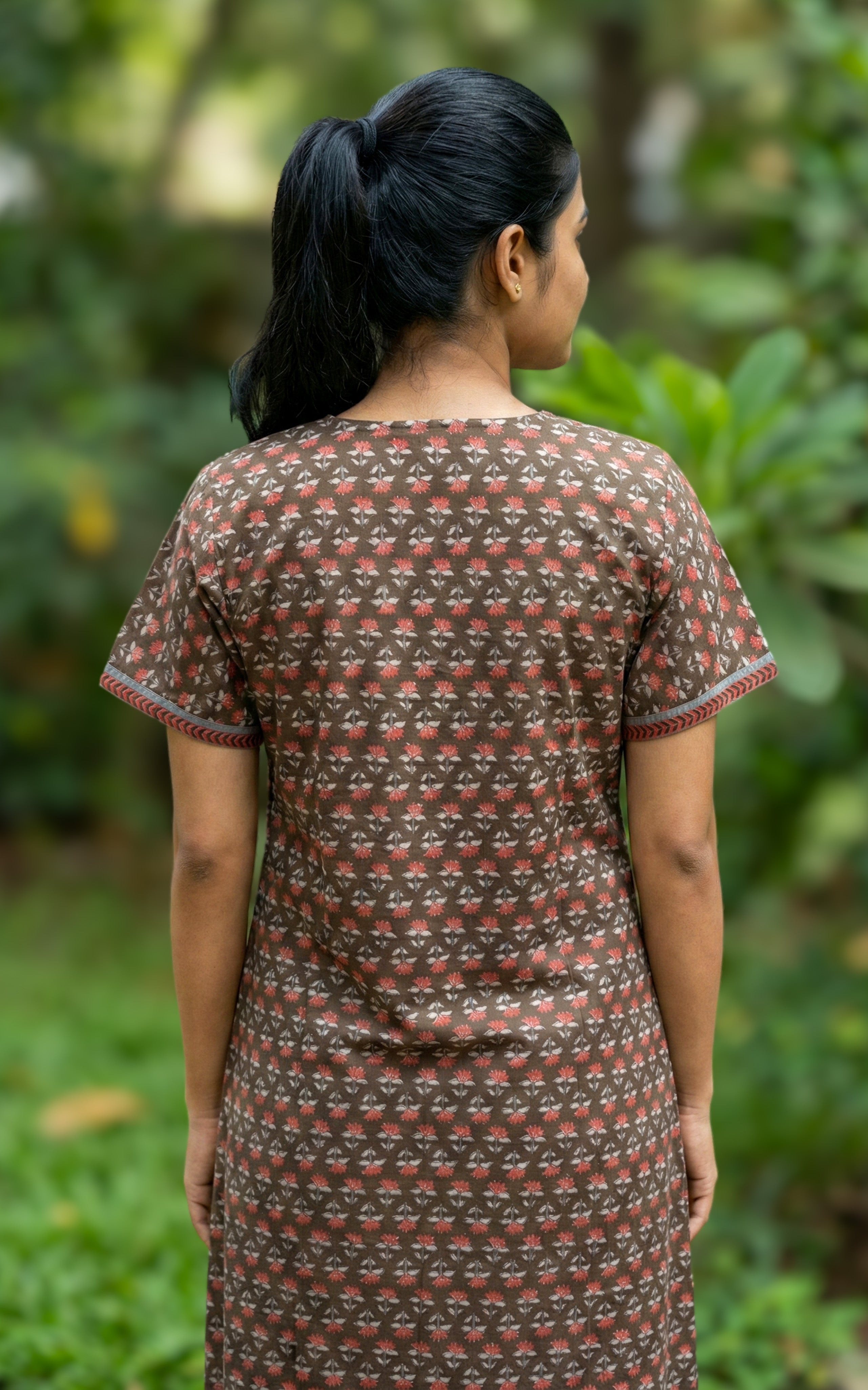 Cotton Straight Fit Nighty-158SR318