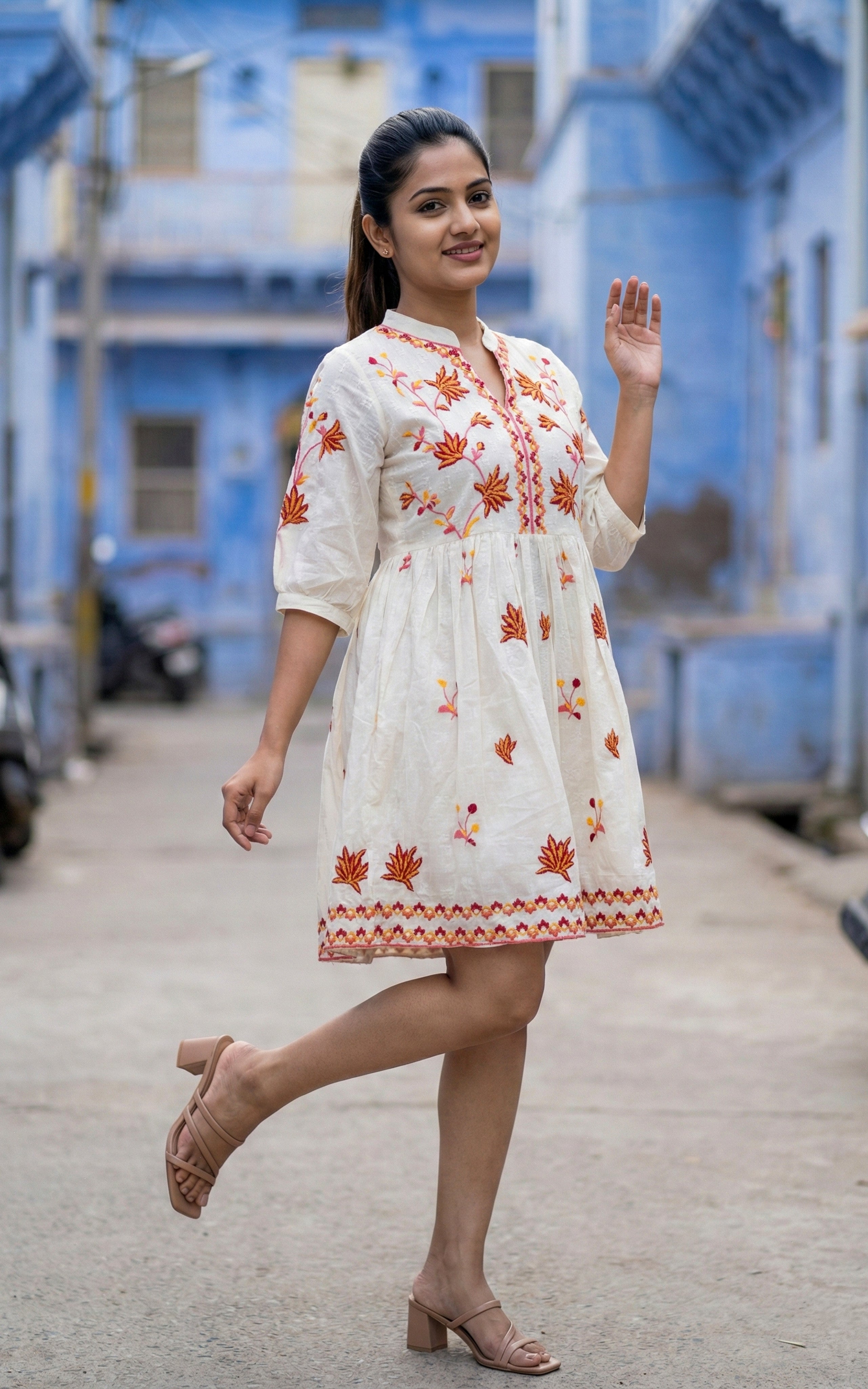 Indo western top