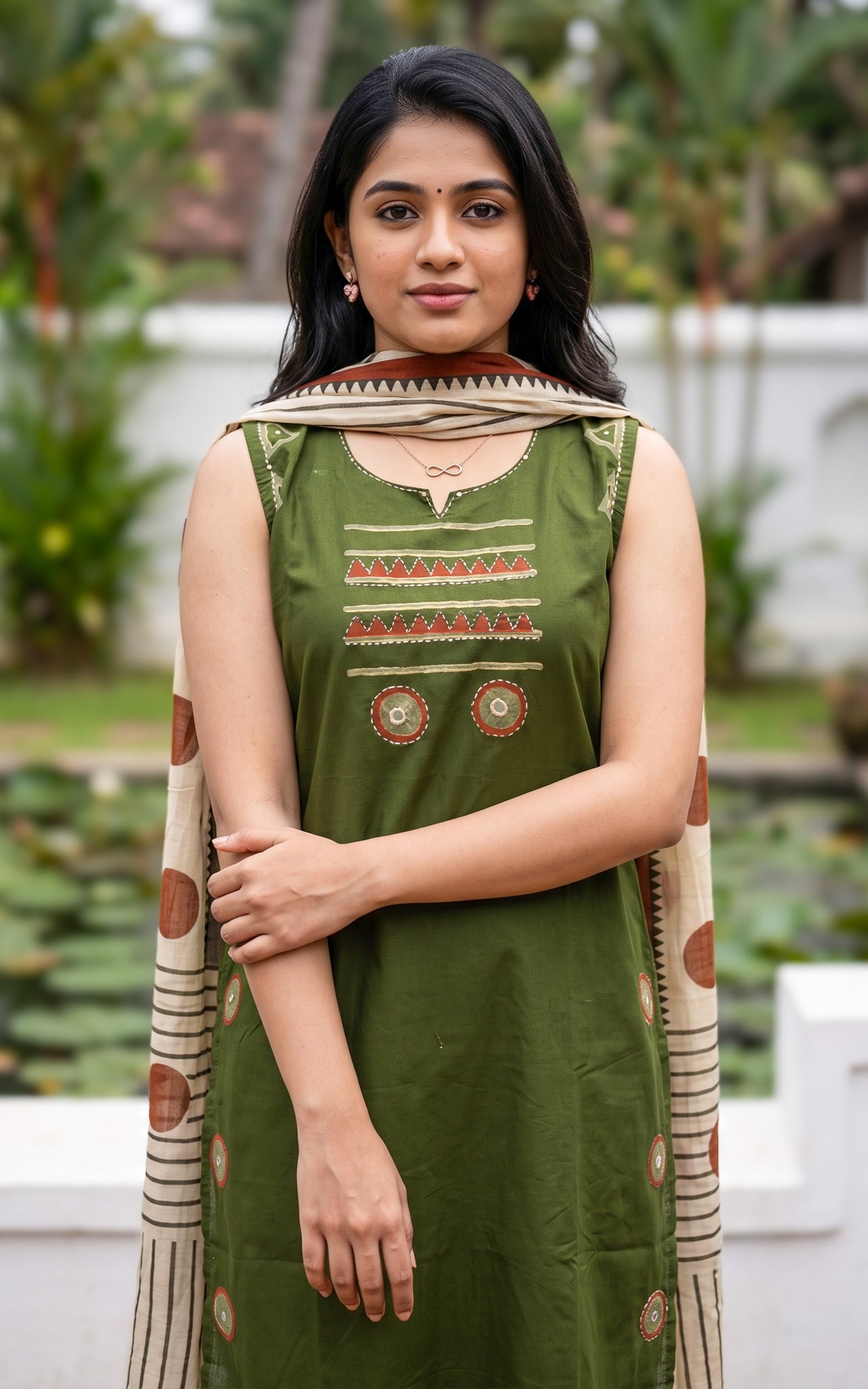 Chaarvi Handblock (Kurti+Pant+Dupatta)