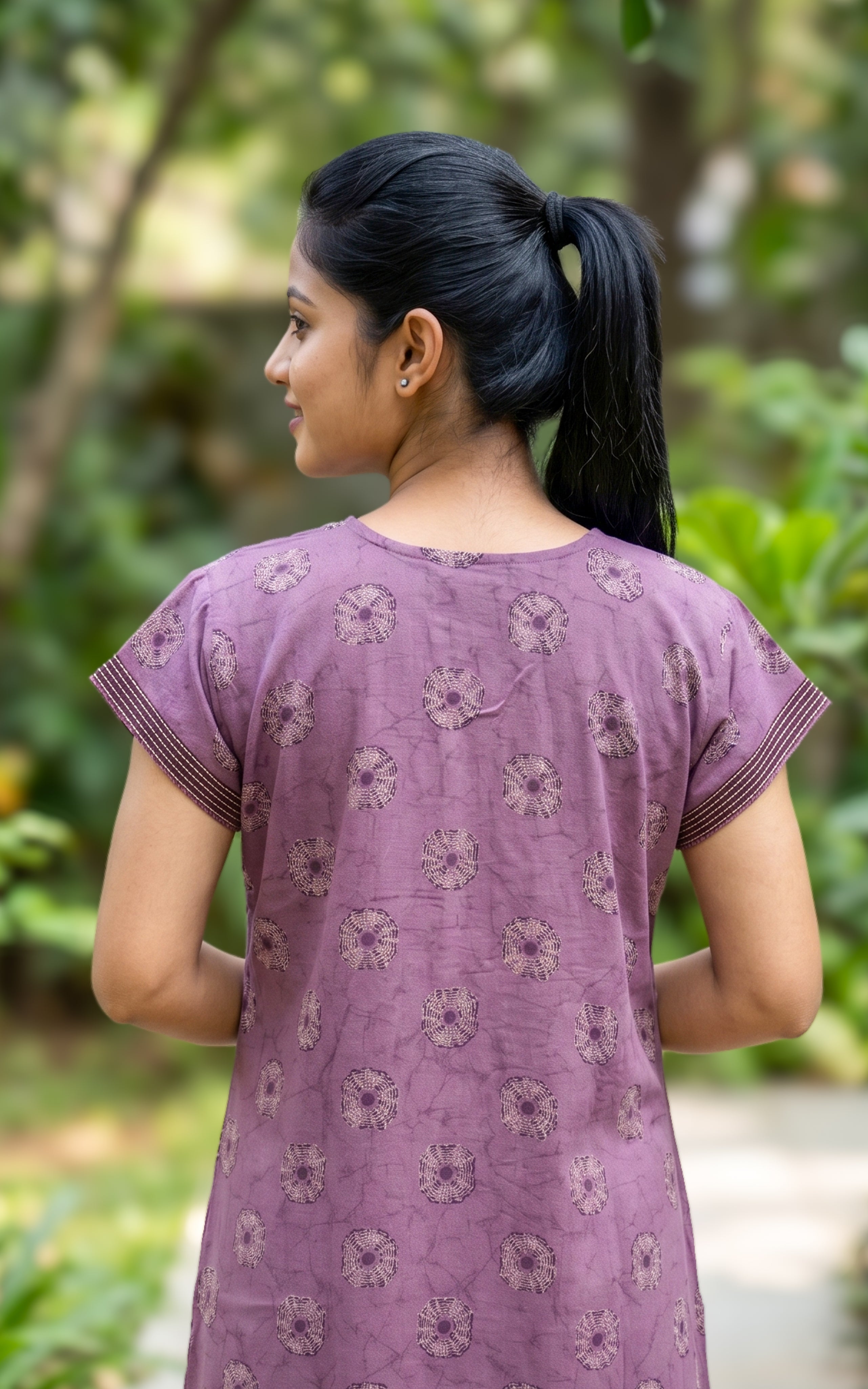 Cotton Straight Fit Nighty-160SS2