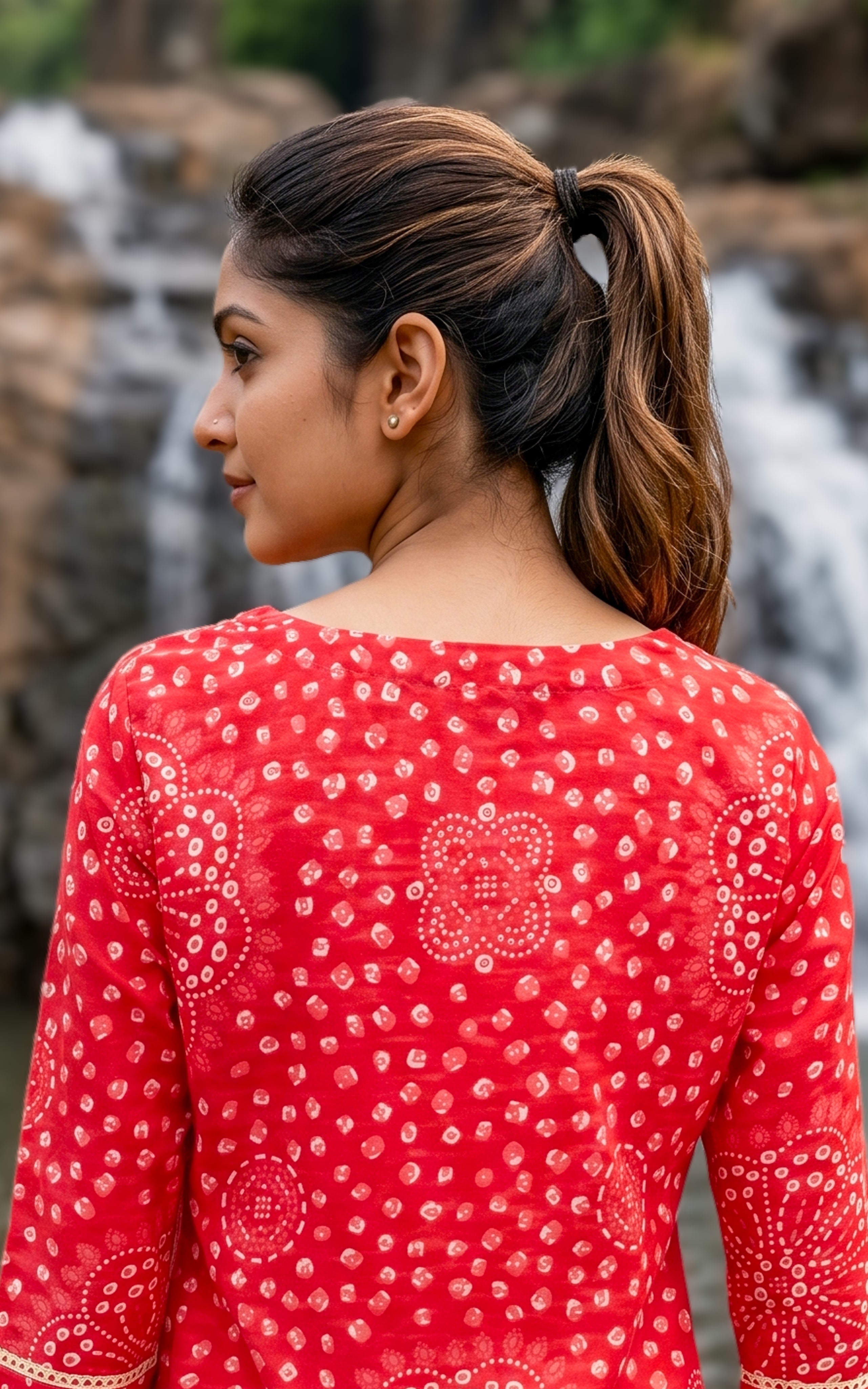 Straight cut cotton kurti for women