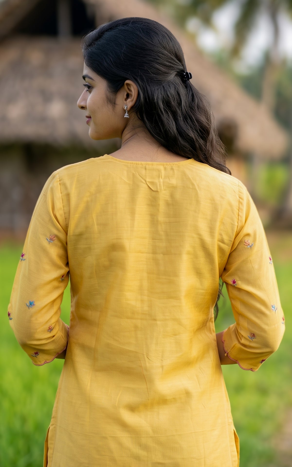 Varshana Mustard (Kurti+Pant+Dupatta)