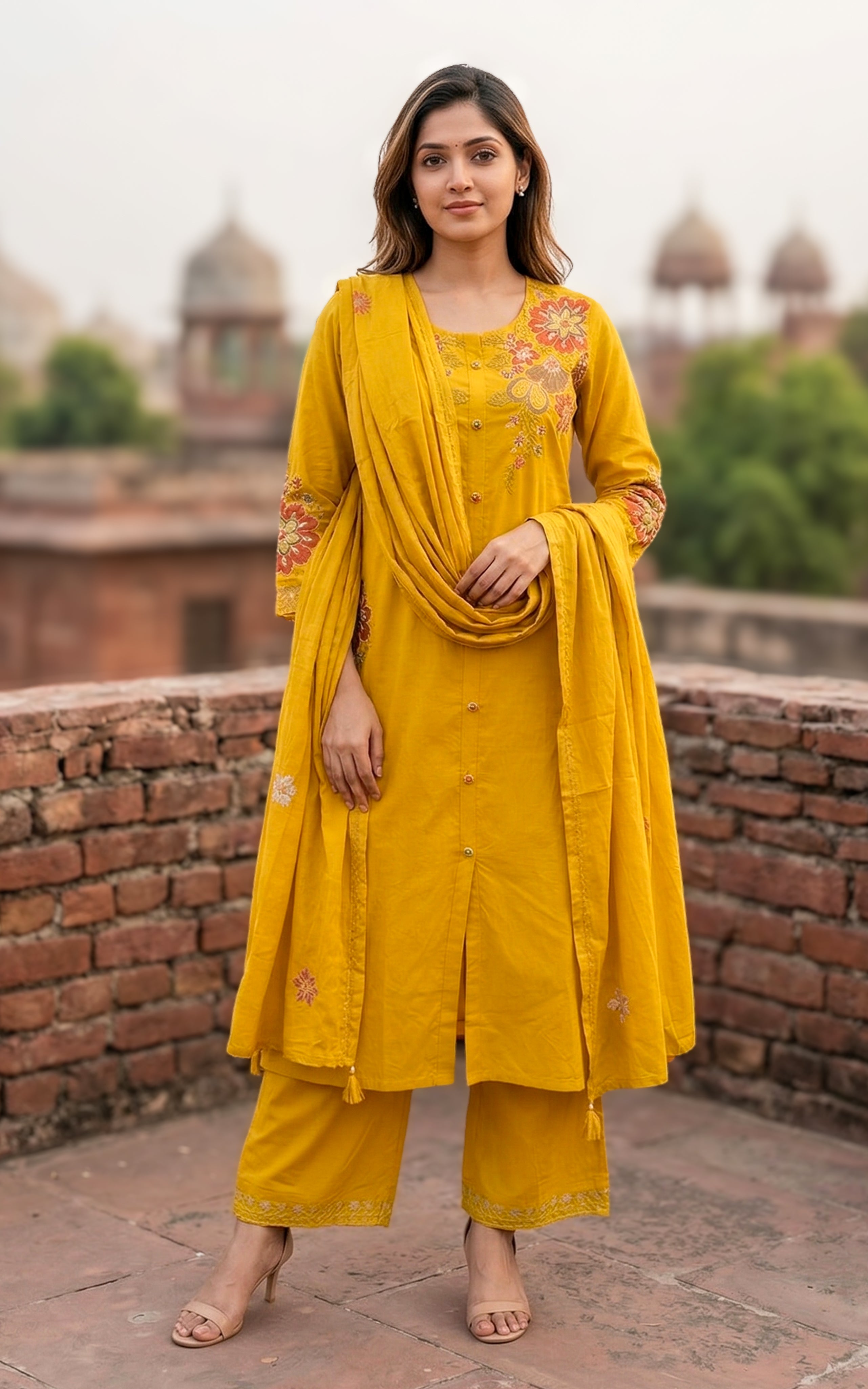 Tharika (Kurti+Pant+Dupatta)