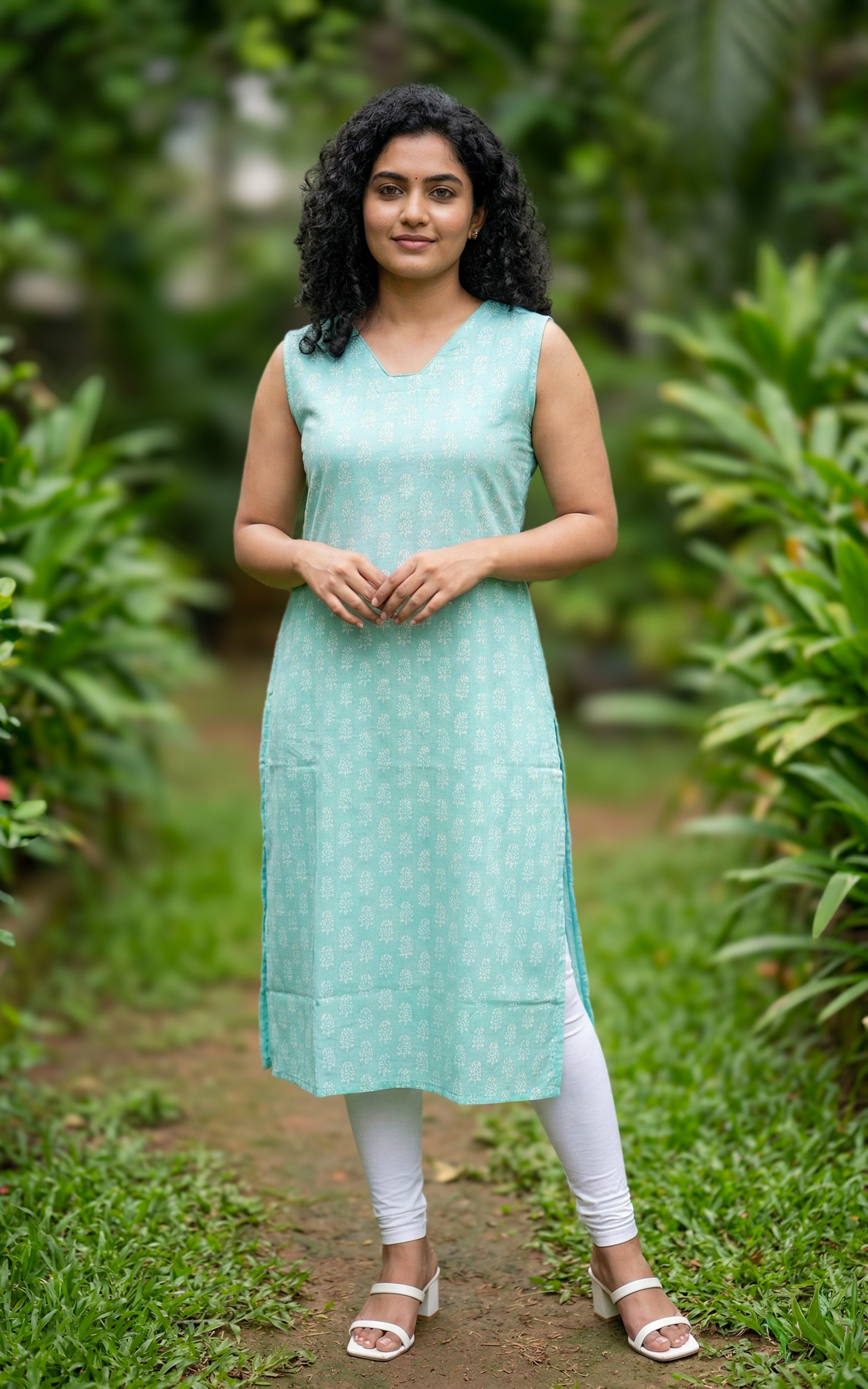 aqua blue office wear kurti
elegant cotton kurti for office
formal straight cut kurti
simple cotton slub kurti for office
