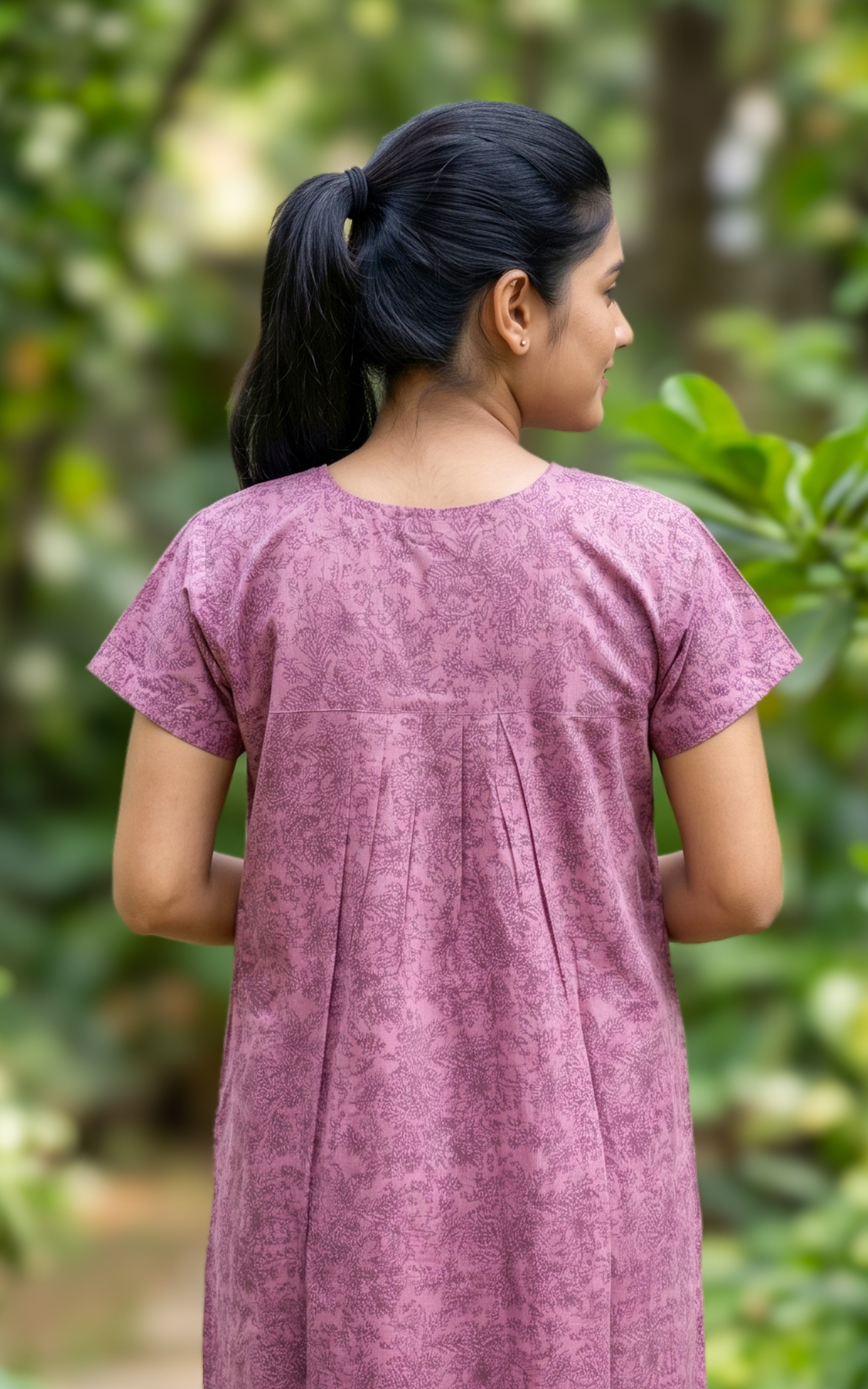 Cotton Straight Fit Nighty-160SS12B
