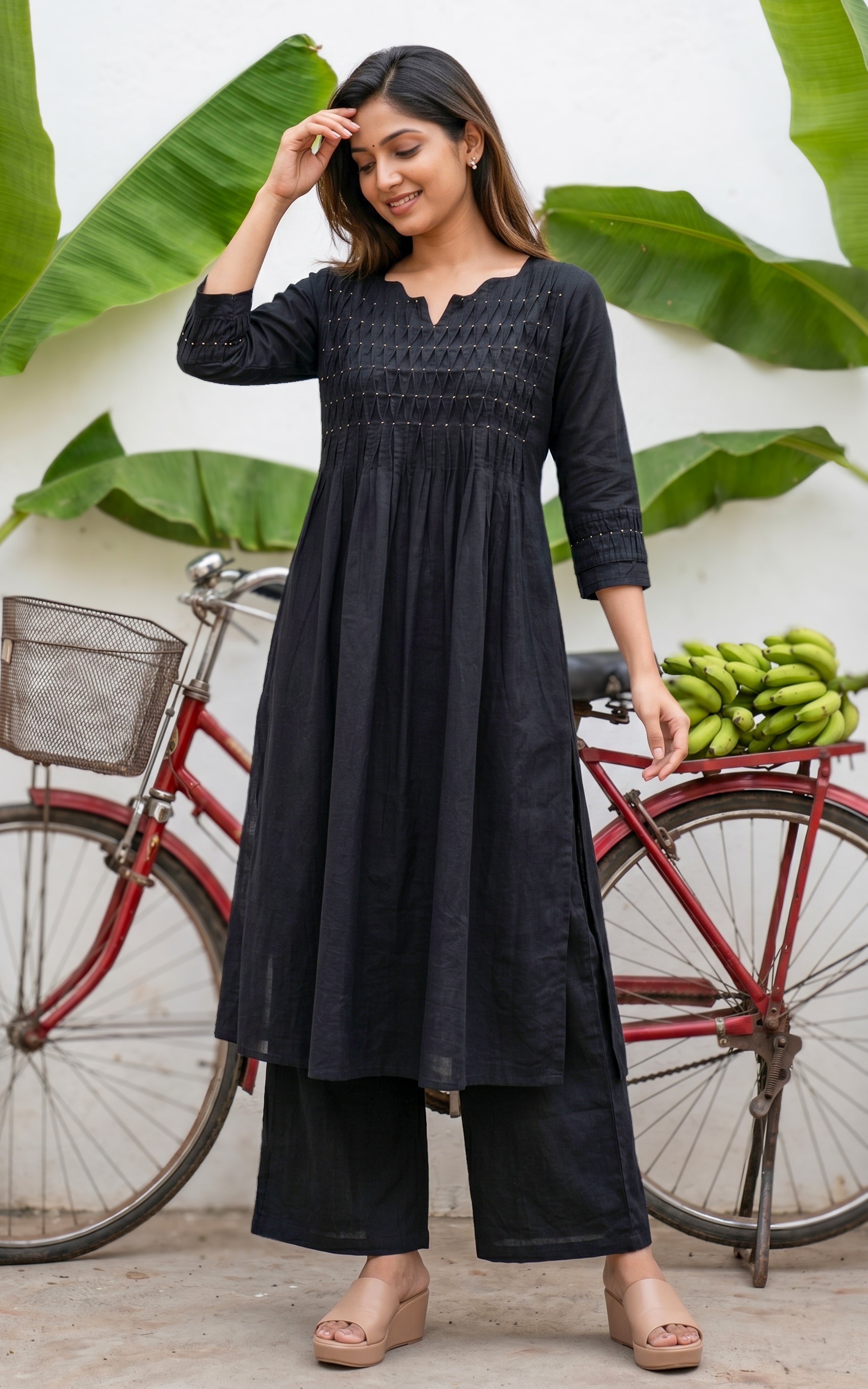 Lightweight Cotton Kurti Set For Women